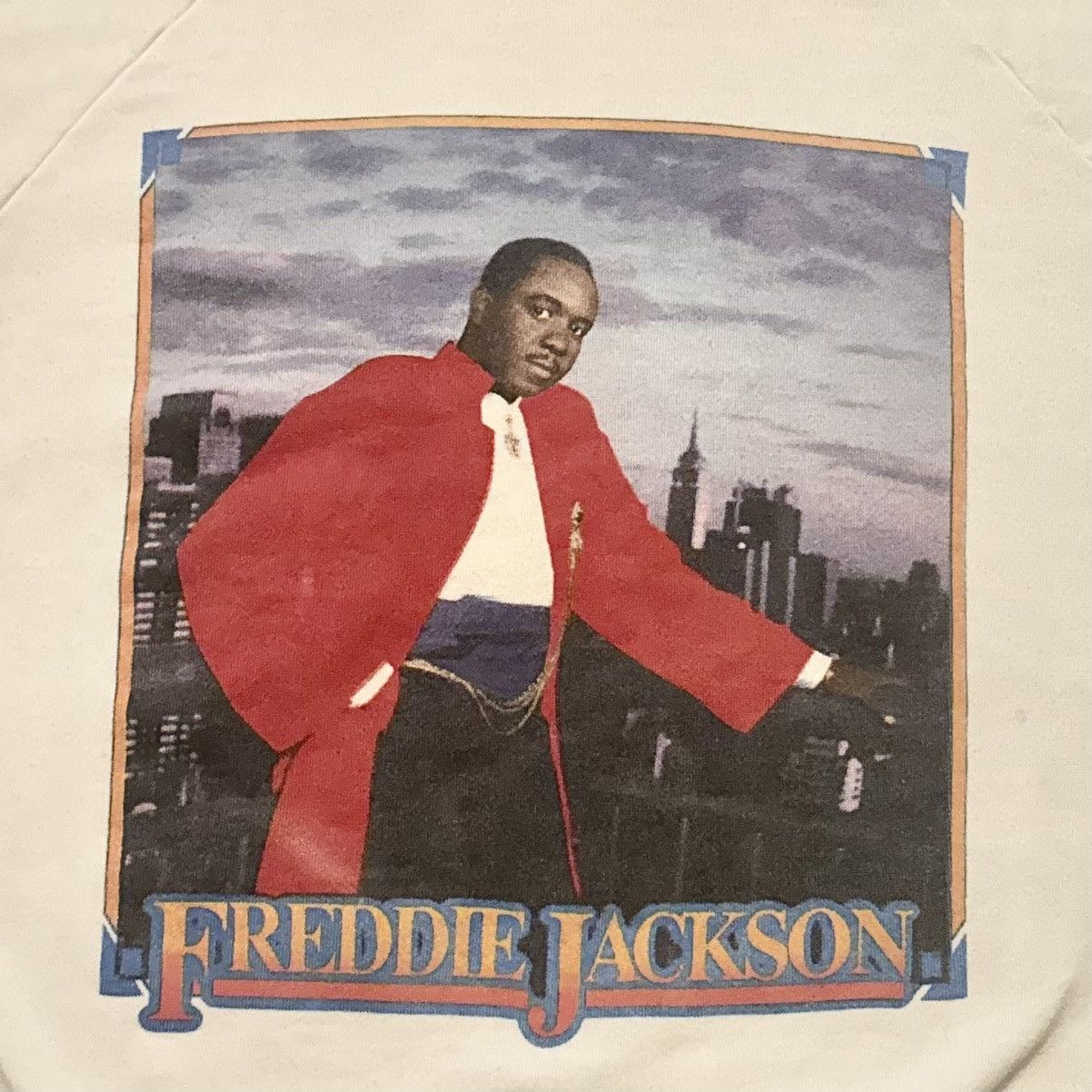 Band Tees VINTAGE 1985 FREDDIE JACKSON SWEATSHIRT! Size US L / EU 52-54 / 3 - 4 Thumbnail