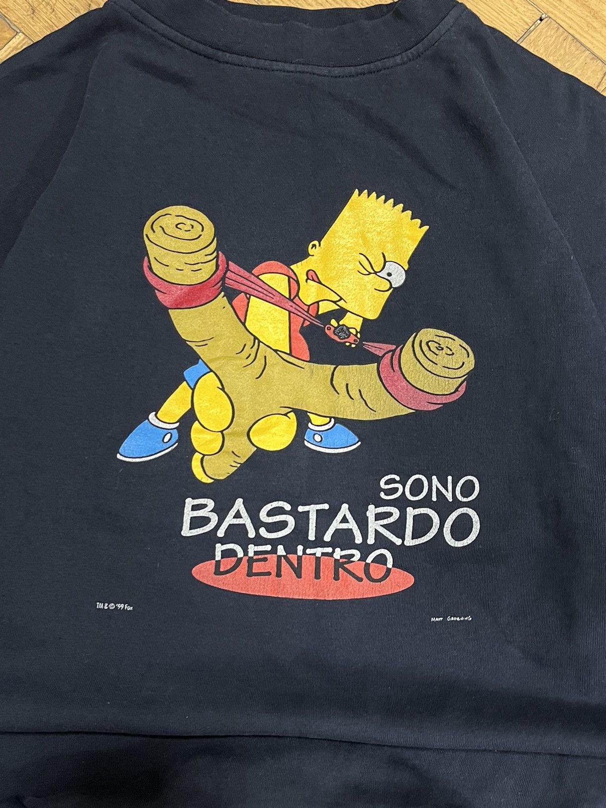 Nickelodeon × The Simpsons × Vintage RARE🔥1999 The Simpson Bart Vintage Oversized Sweatshirt Size US XL / EU 56 / 4 - 2 Thumbnail