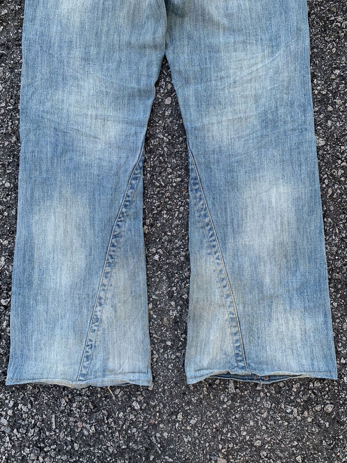 Tornado Mart FLARE💥 DOMINATE HANDCRAFTED JEANS PUNK STYLE DENIM☠️🎌 Size US 33 - 9 Thumbnail