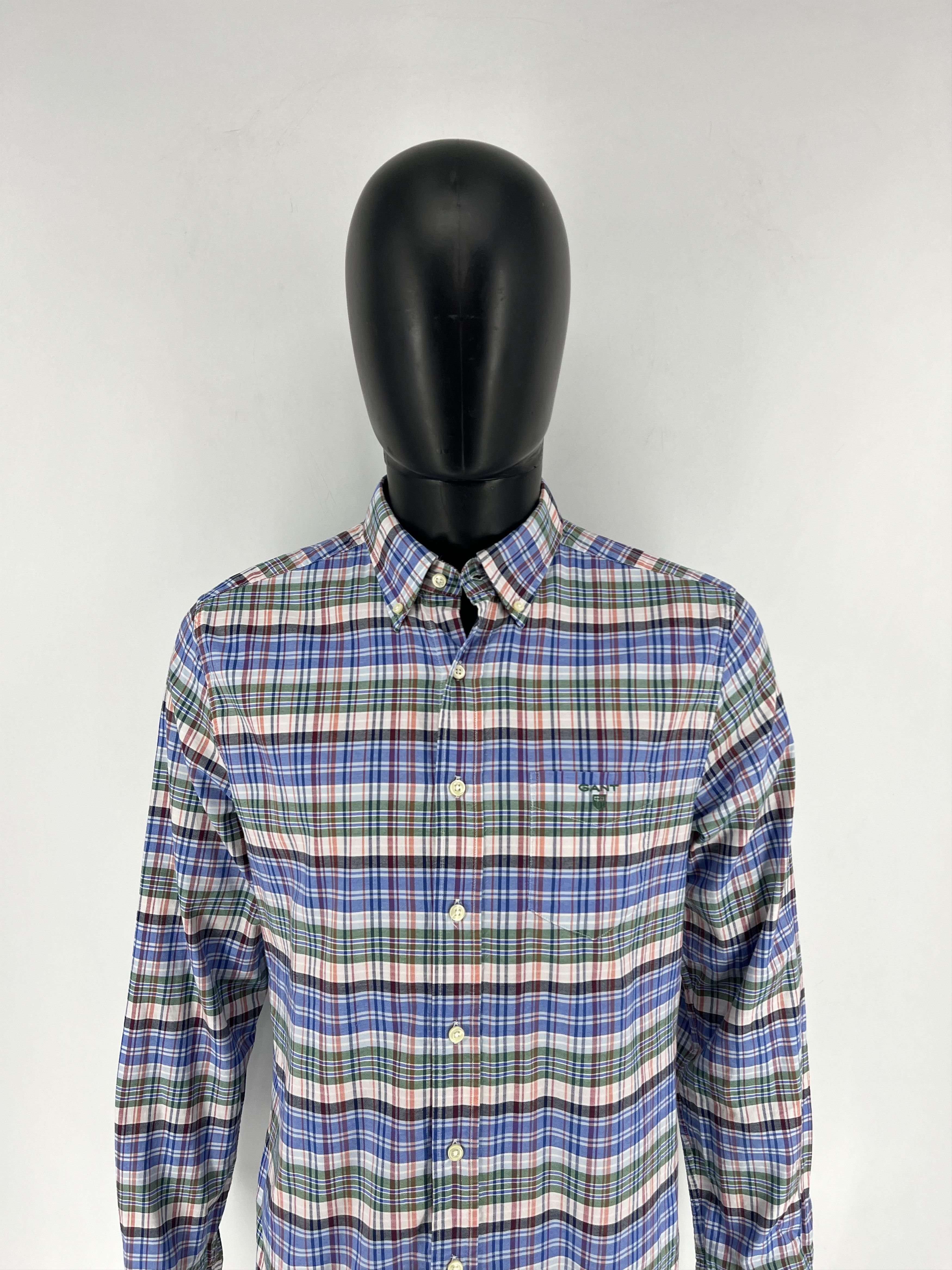 Gant × Vintage Vintage Flannel GANT Plaid Shirt Travis style Size US L / EU 52-54 / 3 - 6 Thumbnail