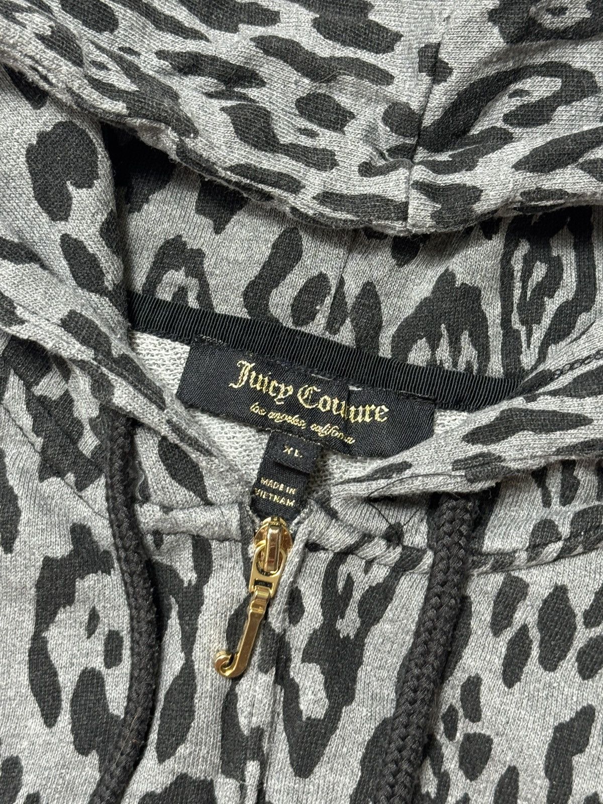 Juicy Couture JUICY COUTURE LEOPARD PRINT HOODIE&PANTS SET TRACKSUIT Size XL / US 12-14 / IT 48-50 - 6 Thumbnail