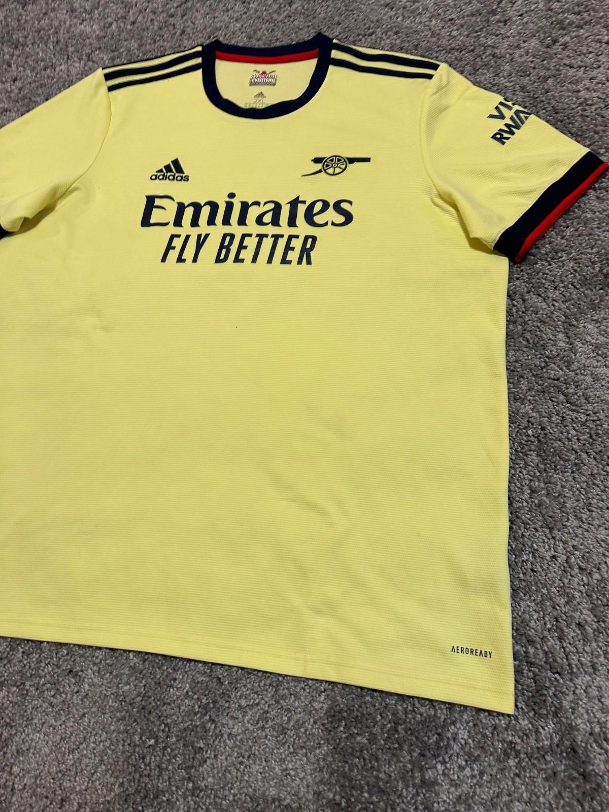 Adidas Adidas Arsenal 2021-22 AWAY Footall Shirt Soocer Jersey XXL Size US XXL / EU 58 / 5 - 3 Thumbnail