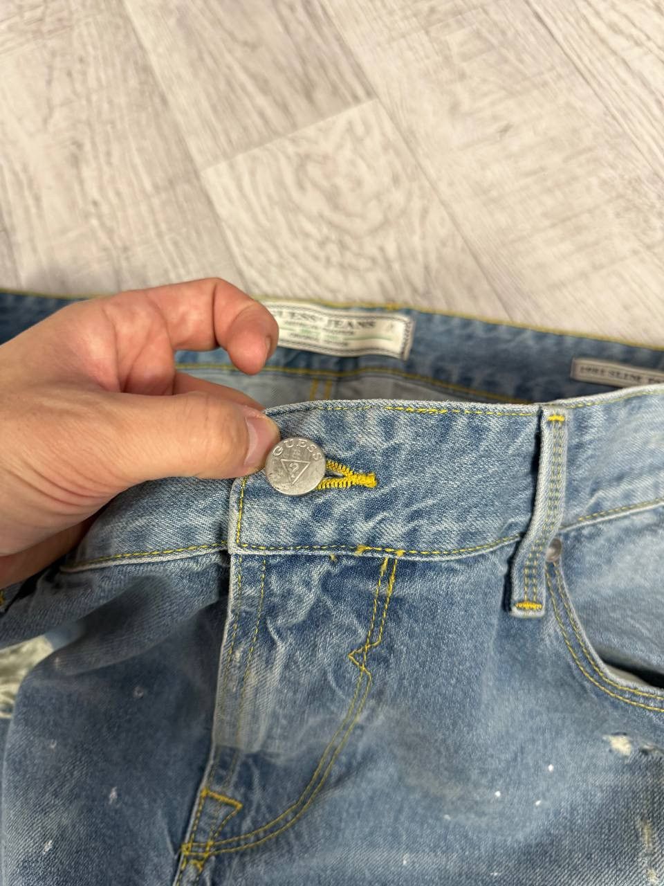 Guess Guess distressed denim selvedge jeans Size US 36 / EU 52 - 9 Thumbnail