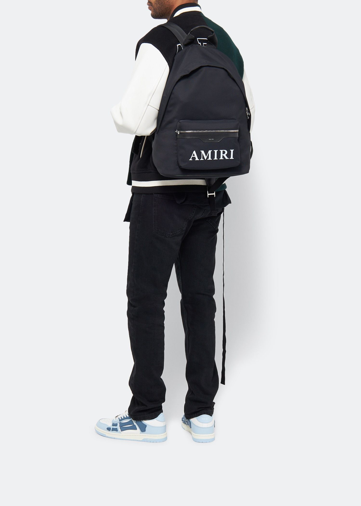 Amiri Amiri Classic Nylon Backpack Black Men's One Size Size ONE SIZE - 3 Thumbnail