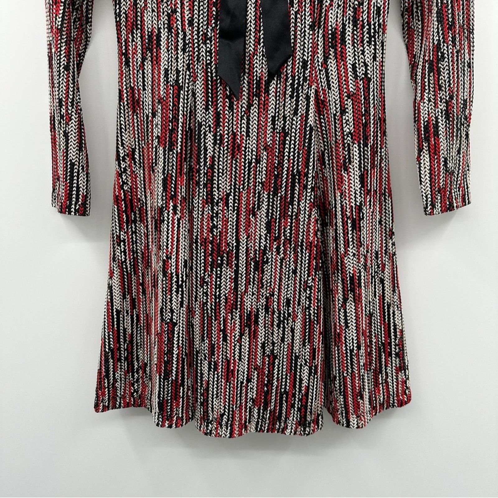 Alice + Olivia Alice & Olivia Gwyneth Fit & Flare 3/4 Sleeve Mini Dress Size XS / US 0-2 / IT 36-38 - 5 Thumbnail