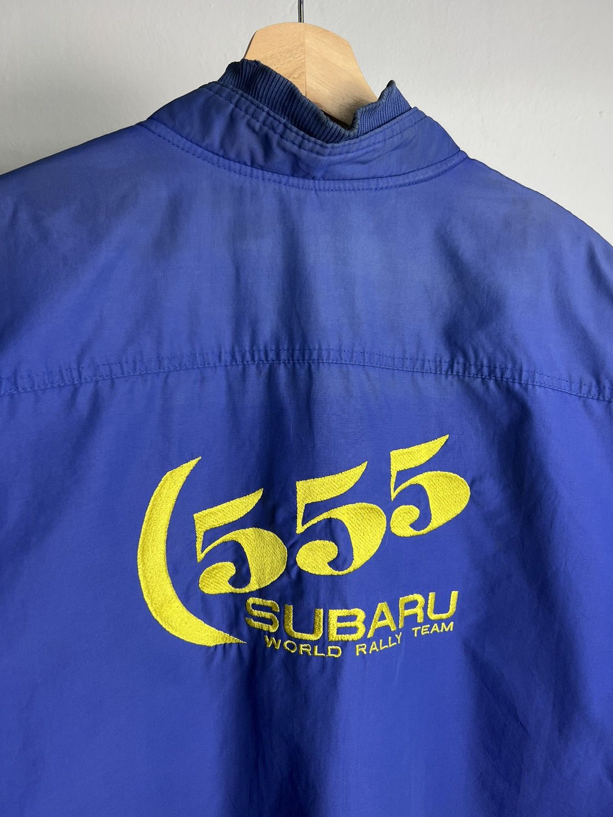 Japanese Brand × Vintage Vintage 1998s SuperRare Subaru 555 Rally Jackets for GC8 Size US M / EU 48-50 / 2 - 2 Thumbnail