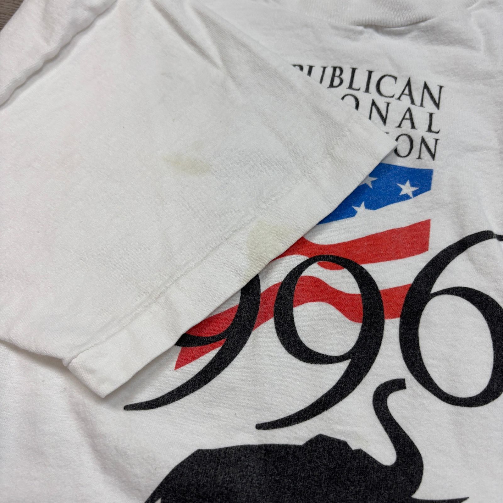 Fruit Of The Loom Vintage 1996 Republican Convention T Shirt Men's XL Trump Size US XL / EU 56 / 4 - 7 Thumbnail