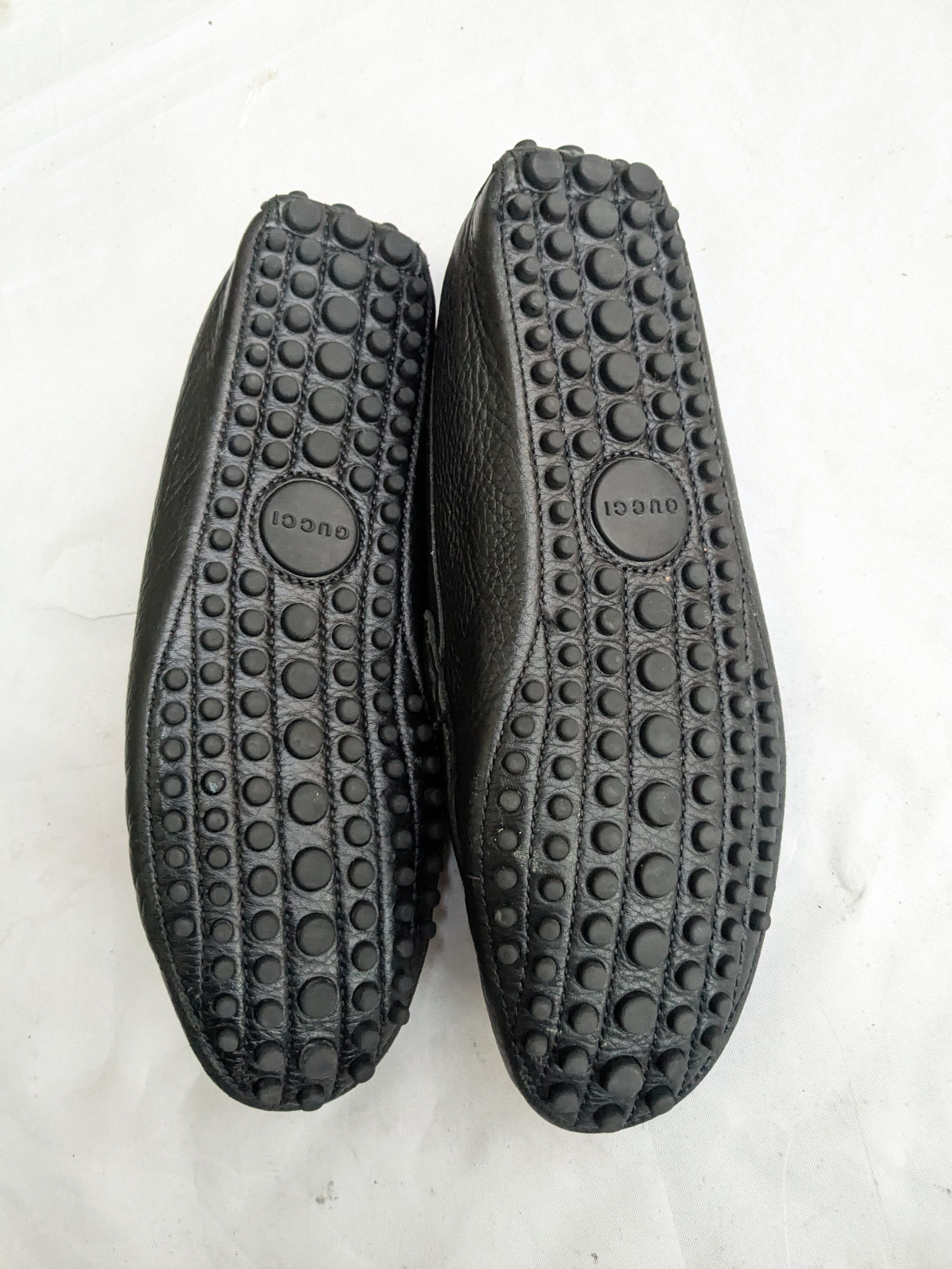 Gucci Gucci Horsebit Driving Loafers Black Leather 9 Slip On Size US 9 / EU 42 - 16 Thumbnail