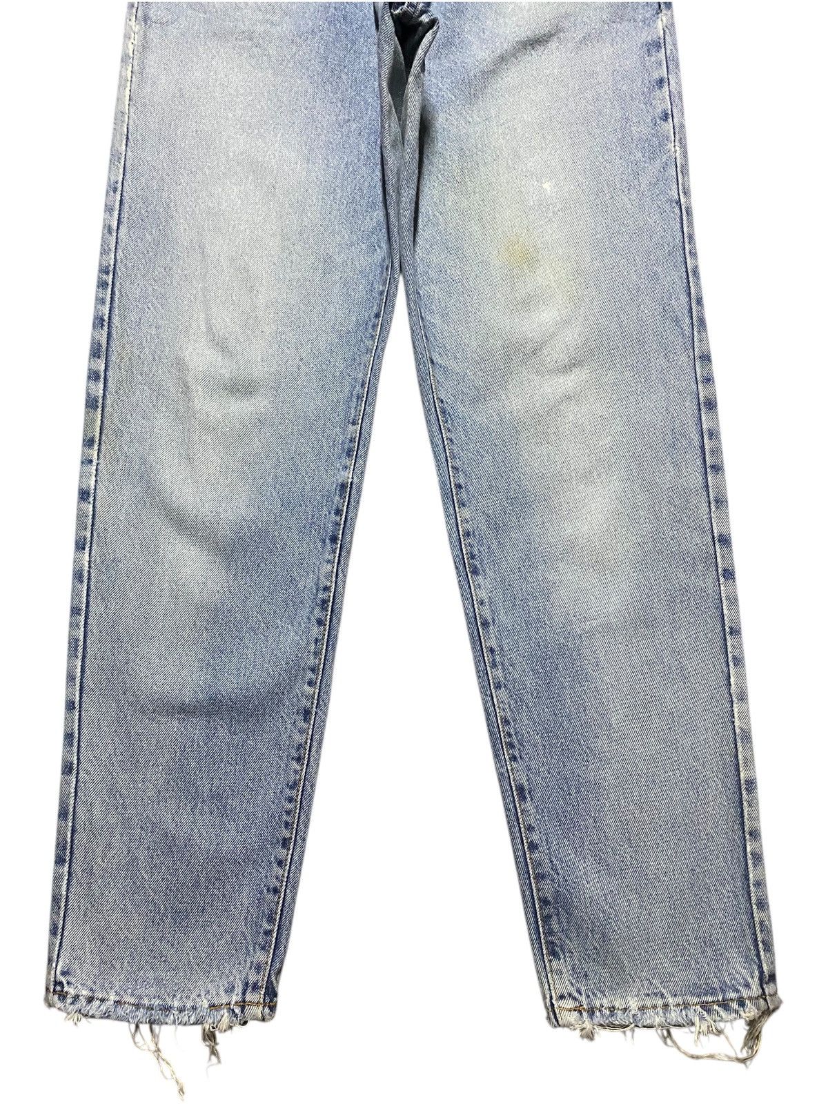 Edwin Vintage Edwin Light Wash Distressed Straight Fits Jeans Size US 30 / EU 46 - 4 Thumbnail