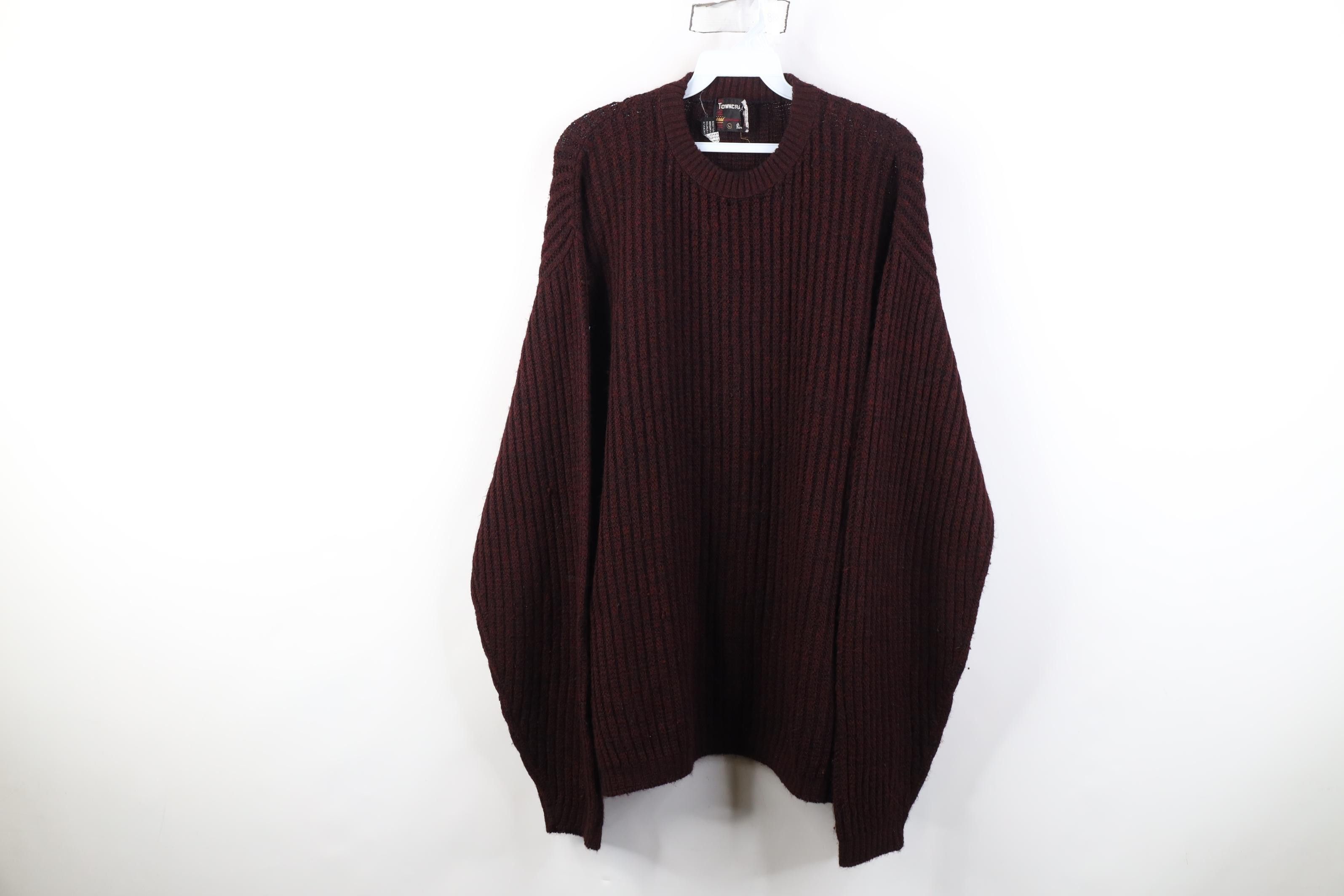 Vintage Vintage 60s 70s Penneys Ribbed Knit Crewneck Sweater USA Size US L / EU 52-54 / 3 - 1 Thumbnail