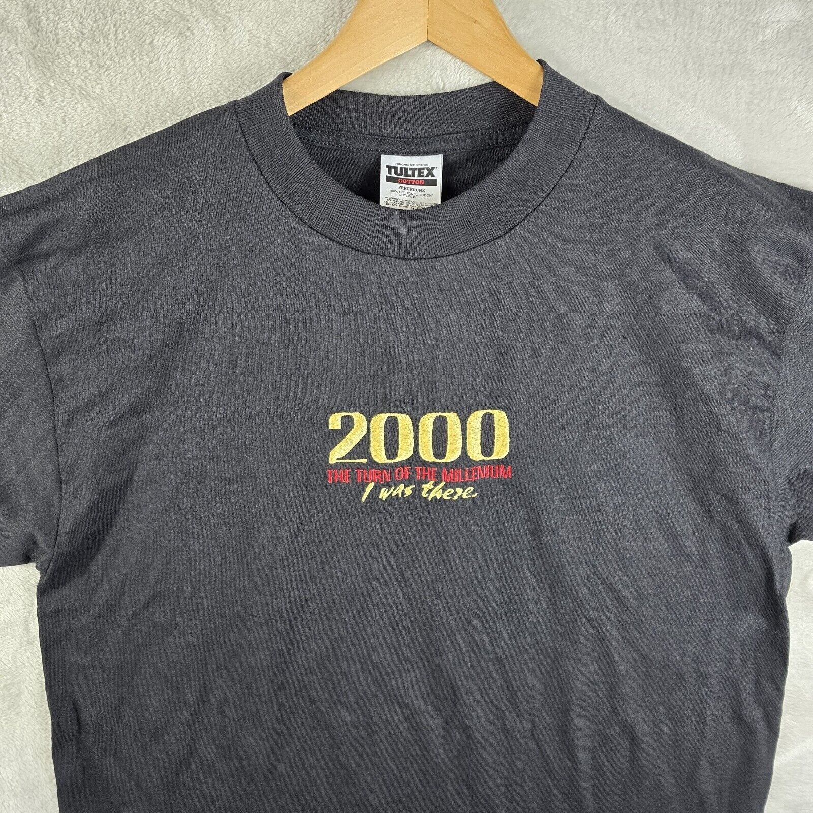 Tultex NOS Vtg The Turn of The Millenium 2000 I Was There Shirt L Size US L / EU 52-54 / 3 - 3 Thumbnail