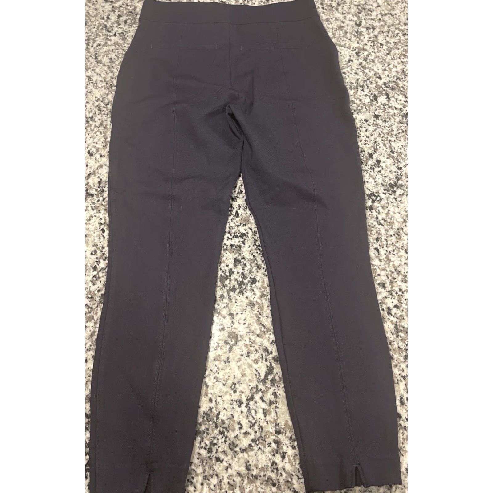 Spanx VINTAGE Spanx The Perfect Pant Navy Blue Skinny Pants M Adult Women 28in Waist Front Flat Faux Pockets Logo Slim Rise High Black? Size 32" / US 10 / IT 46 - 5 Thumbnail