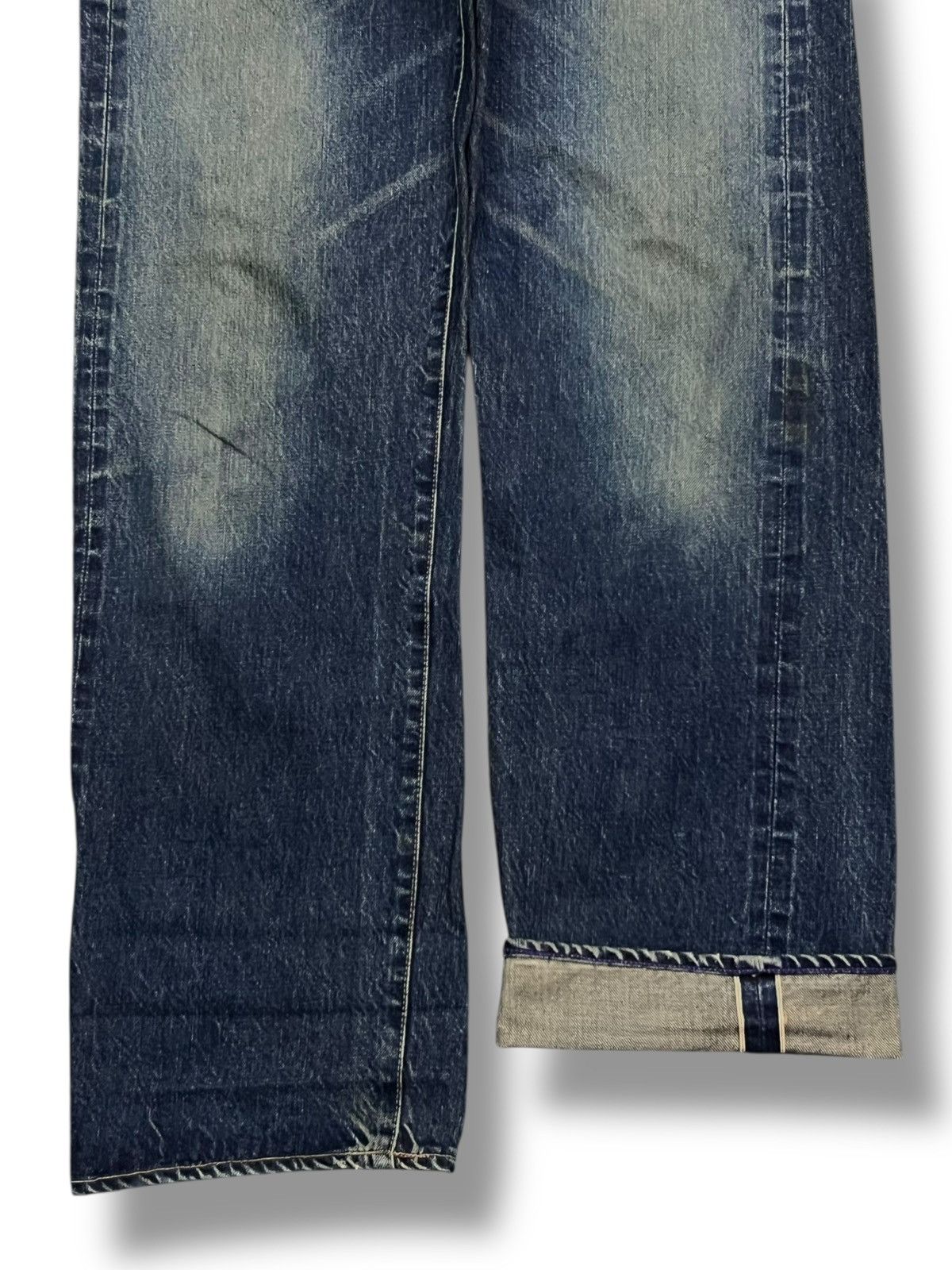 Evisu Baggy Vintage 90s Japanese Selvedge Denim “Osaka-inspired” Size US 32 / EU 48 - 6 Thumbnail