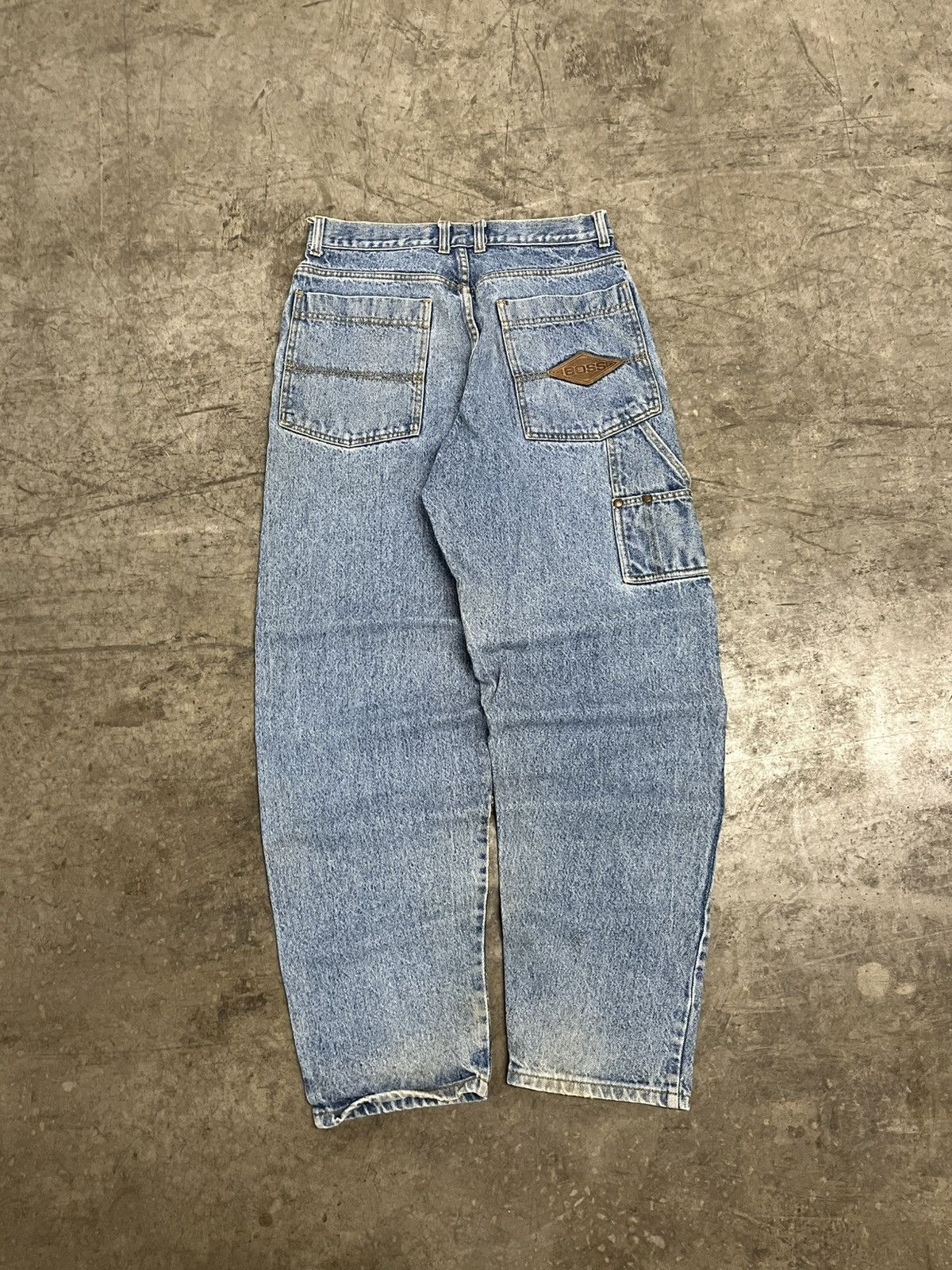 Vintage Y2k boss baggy fit cargo carpenter pants hype skater rare Size US 30 / EU 46 - 5 Thumbnail