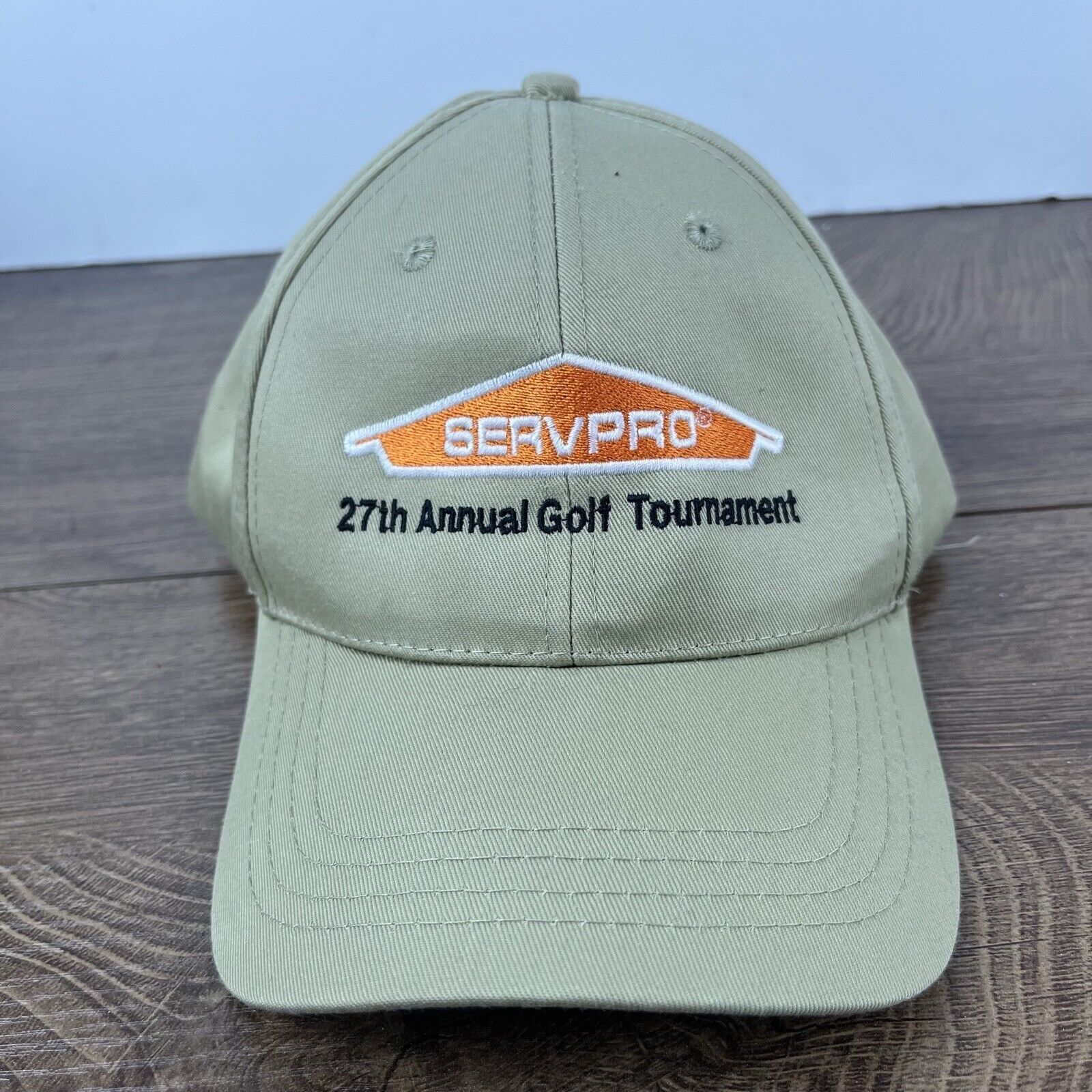 Other Servpro Hat 27th Annual Golf Tournament Adjustable Hat Tan B Size ONE SIZE - 2 Thumbnail