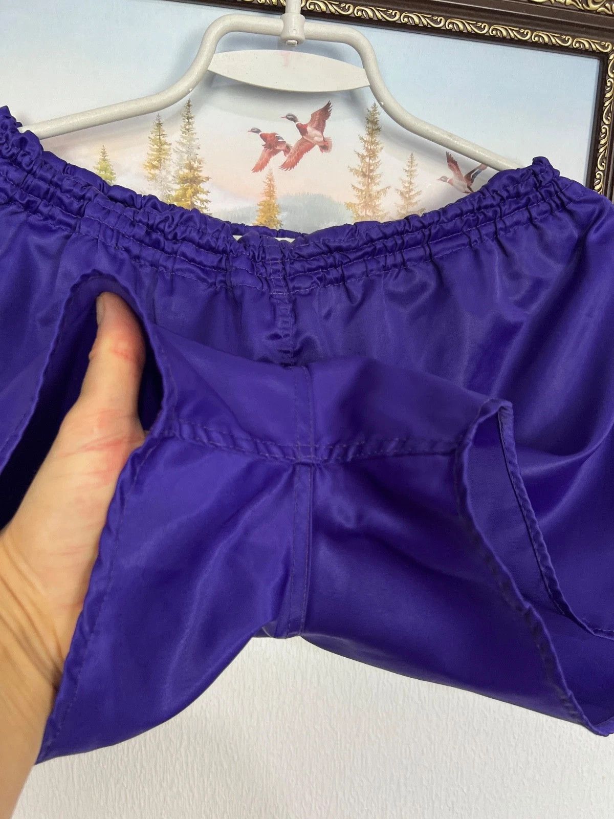 Erima Vintage 90's Erima Adidas Nylon Shorts Purple Athletic Run Size US 34 / EU 50 - 3 Thumbnail