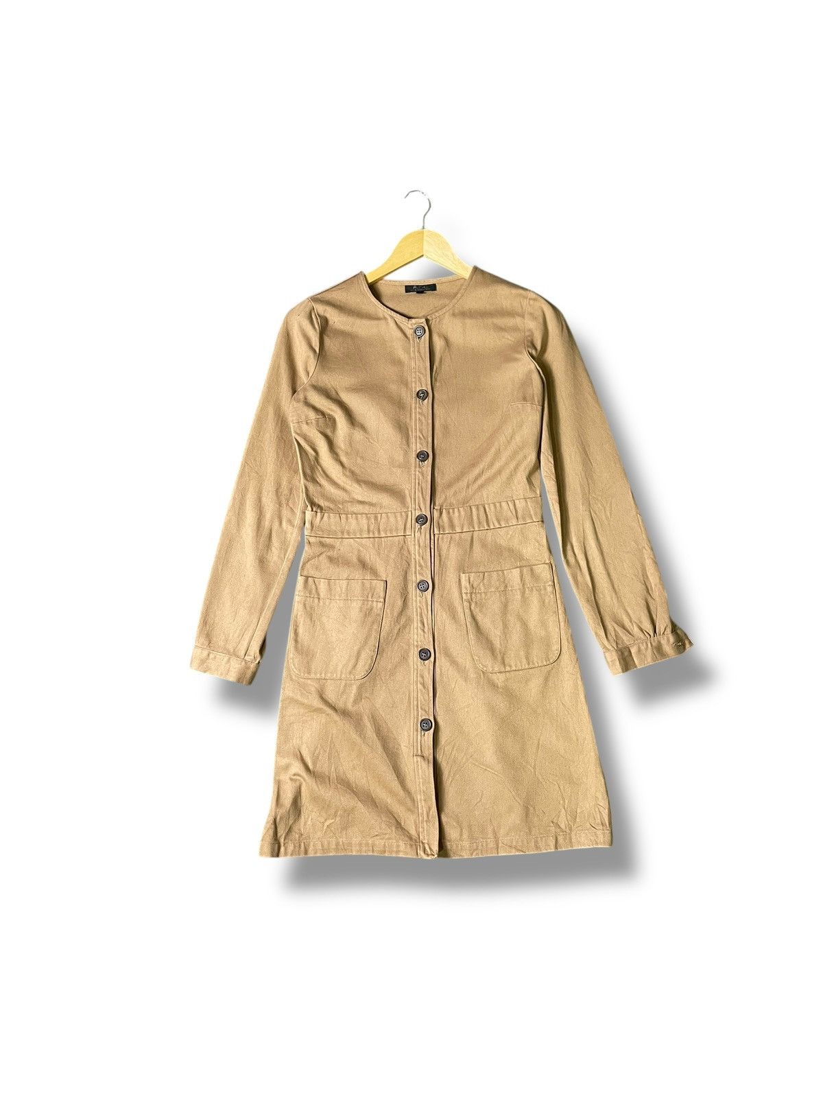 A.P.C. × Japanese Brand × Vintage A.P.C Maxi Dress Button Ups (32) Size S / US 4 / IT 40 - 1 Thumbnail