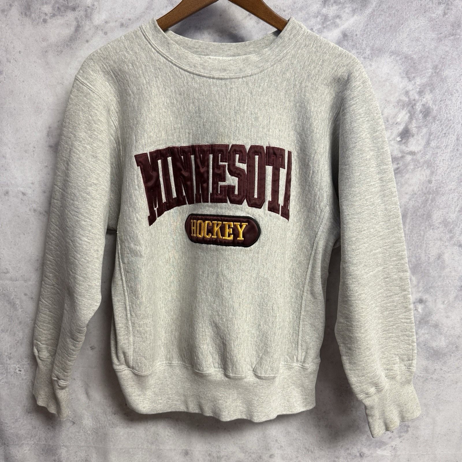 Vintage Vintage 90s Minnesota Hockey Sweatshirt Mens Large Size US L / EU 52-54 / 3 - 2 Thumbnail
