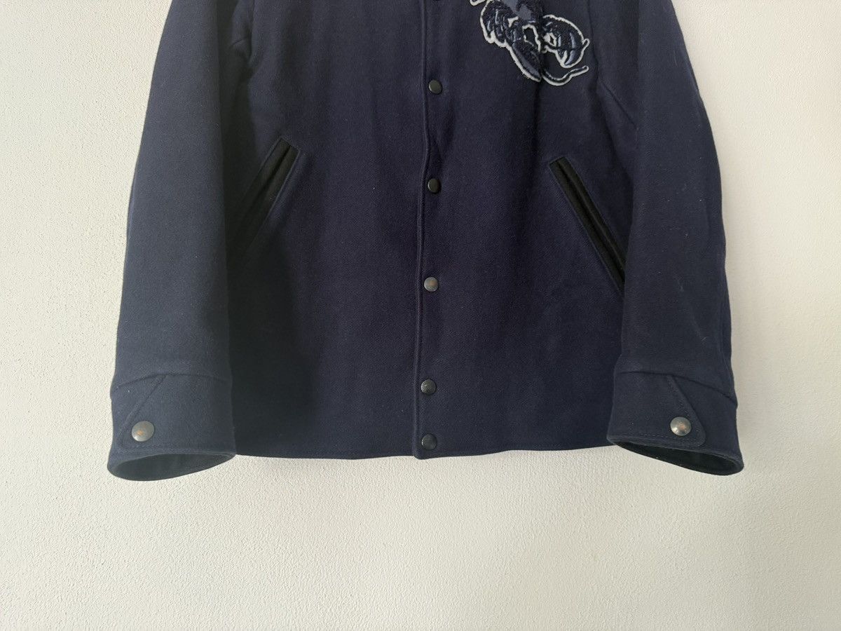 Lanvin Lanvin Navy Wool Varsity Jacket w/ Lobster Patch Size US S / EU 44-46 / 1 - 3 Thumbnail