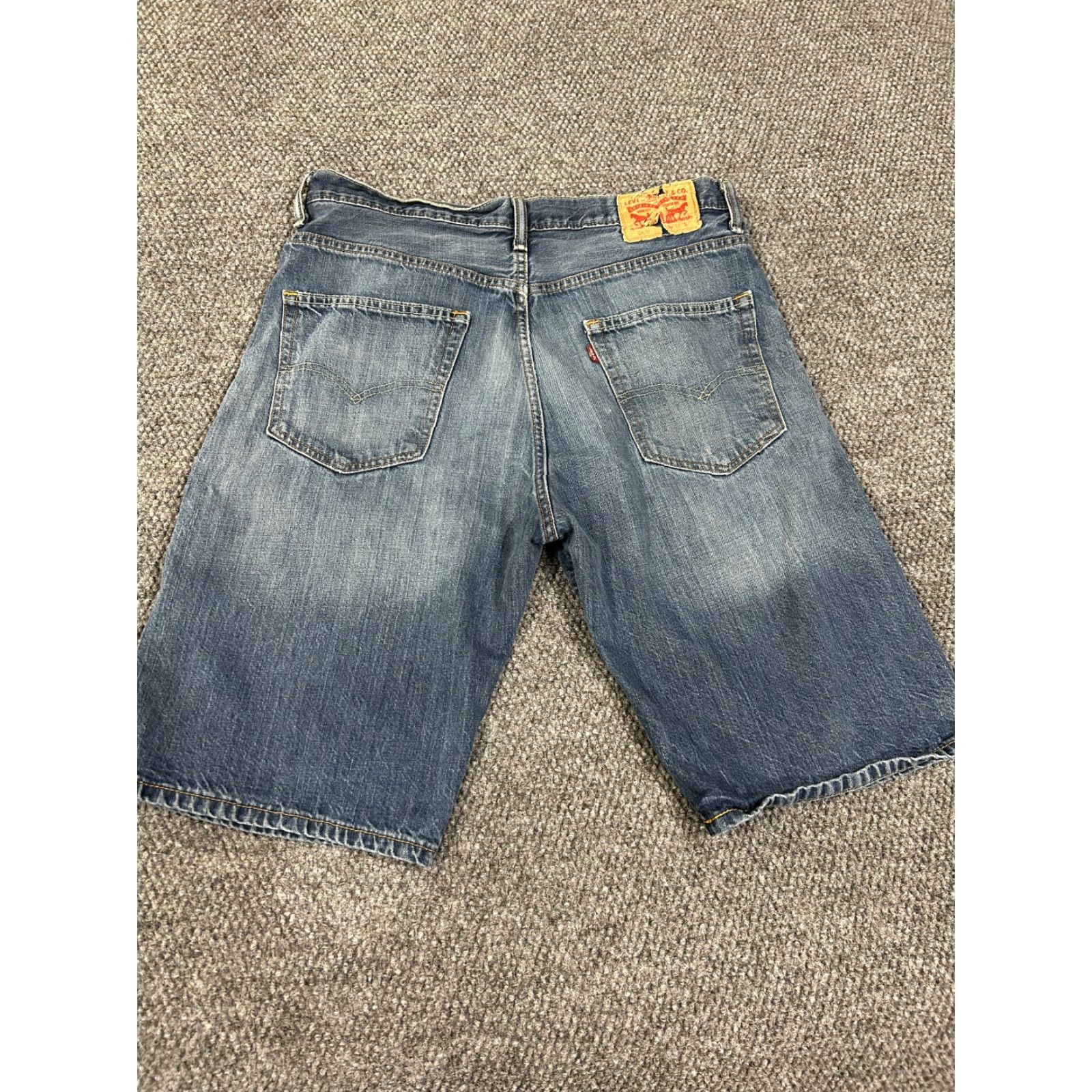 Levi's Levi's 569 Shorts Mens 34 Denim Blue Faded Classic Casual Chino 5-Pocket | Vintage? No | Blue Size US 34 / EU 50 - 7 Thumbnail