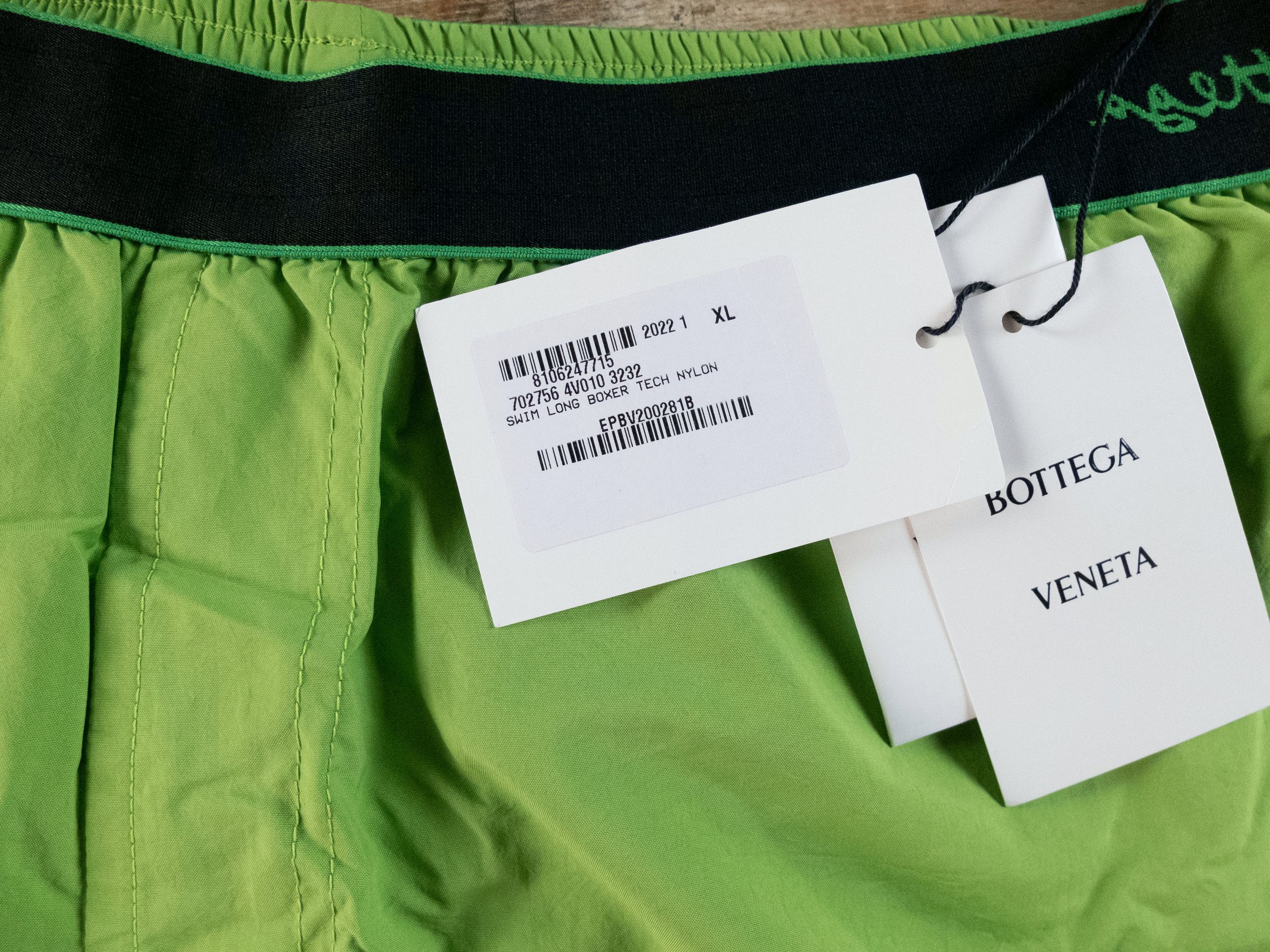 Bottega Veneta BOTTEGA VENETA solid green logo waistband swim shorts Medium Size US 32 / EU 48 - 3 Thumbnail