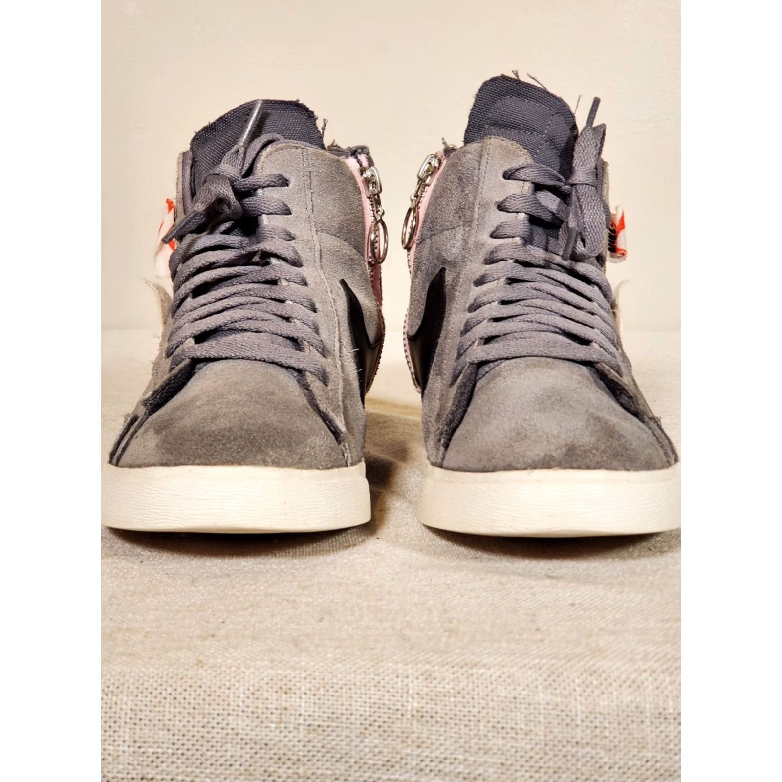 Nike Nike Blazer Mid Rebel Shoes Deconstructed Cool Grey BQ4022-004 Women's US 7 Size S / US 4 / IT 40 - 5 Thumbnail