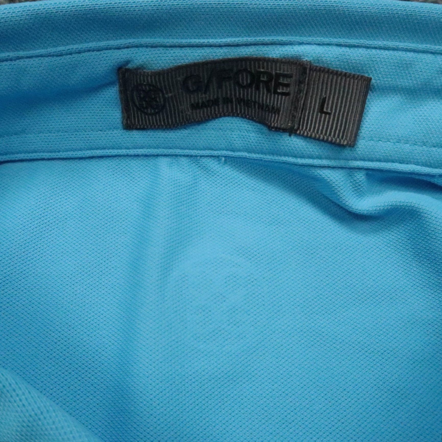 G/FORE G/Fore Shirt Mens Large Blue Performance Polo Short Sleeve Lightweight Golf Shirt Size US L / EU 52-54 / 3 - 3 Thumbnail