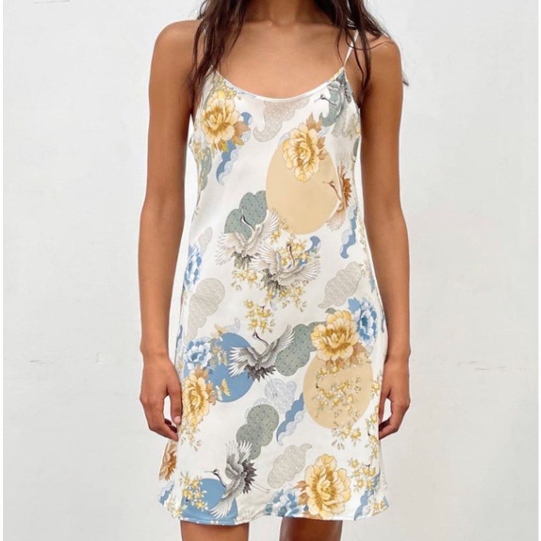 Zara Zara printed dress lingerie Size M / US 6-8 / IT 42-44 - 1 Thumbnail