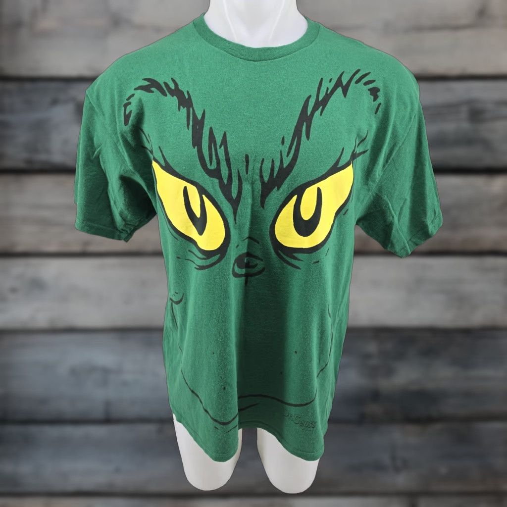 Vintage VINTAGE Dr Seuss The Grinch Stole Christmas Mens XL T-Shirt Size US XL / EU 56 / 4 - 1 Thumbnail