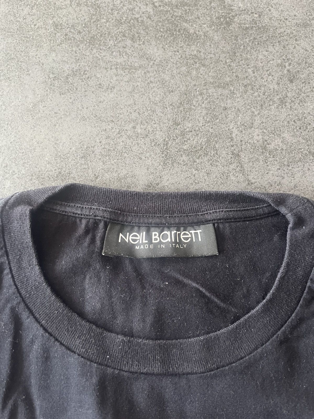 Neil Barrett Neil Barrett Black Tee Size US M / EU 48-50 / 2 - 3 Thumbnail