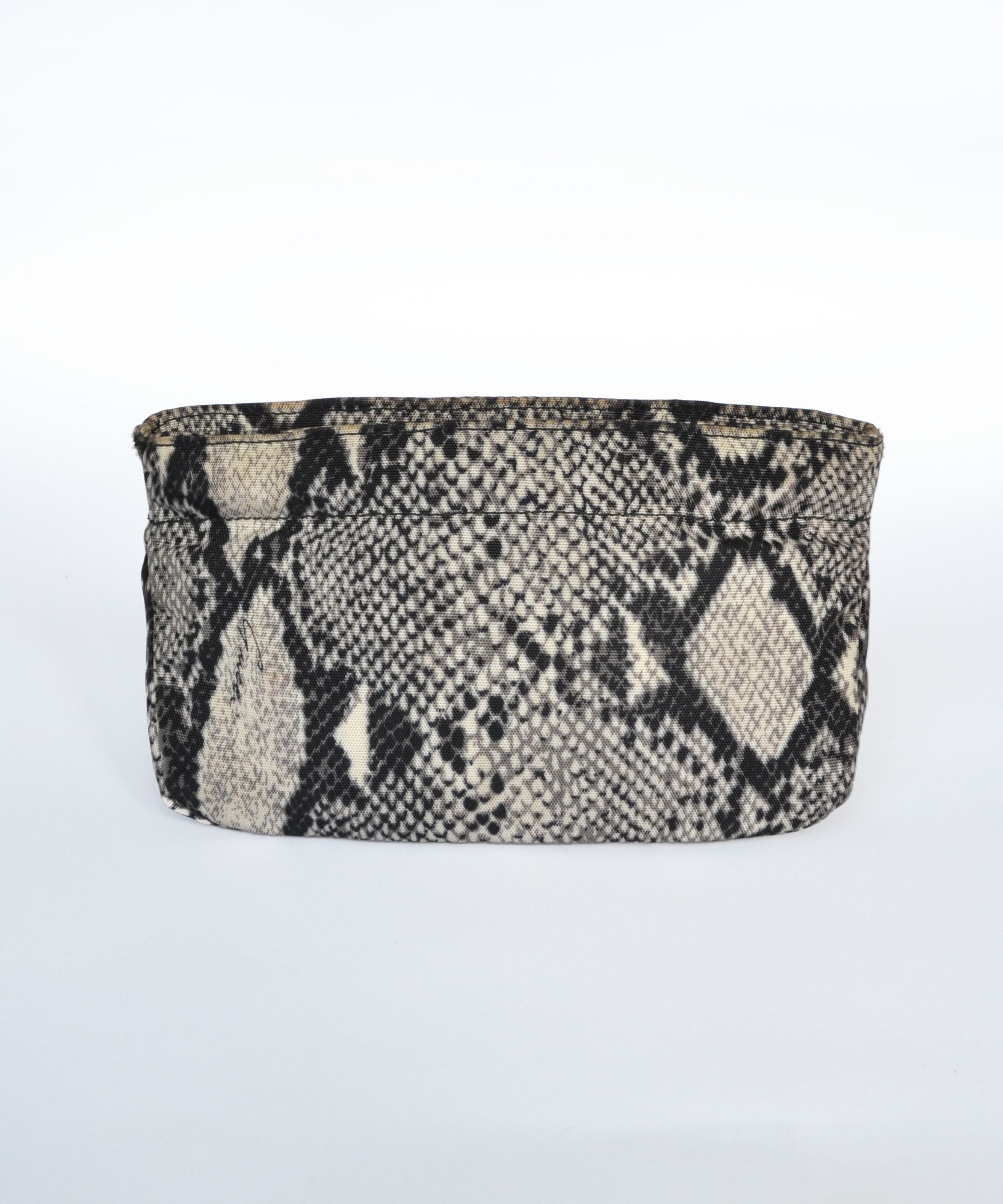 Gucci GUCCI Pouch Bag Clutch Cosmetic Zip Mini Print Snake Size ONE SIZE - 4 Thumbnail