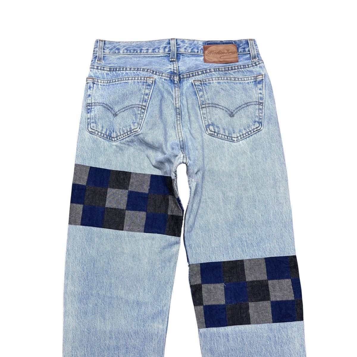 Japanese Brand Vintage Levis 501 Patchwork Jeans Remake By Kalimera Size US 31 - 11 Thumbnail