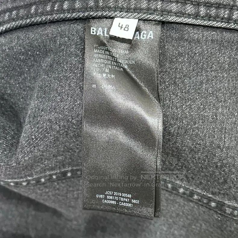 Balenciaga Balenciaga Double B Eco Logo Denim Jacket Size US M / EU 48-50 / 2 - 4 Thumbnail