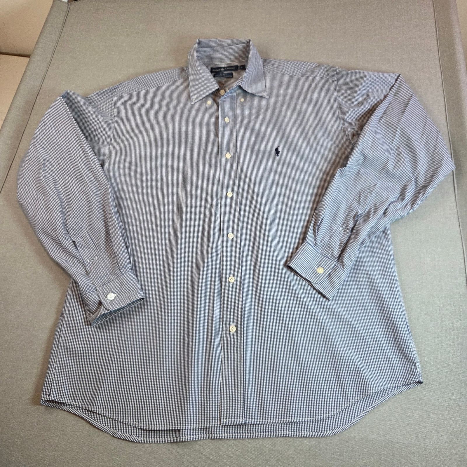 Ralph Lauren Ralph Lauren Blake Blue Check Button Down M Size US M / EU 48-50 / 2 - 1 Thumbnail