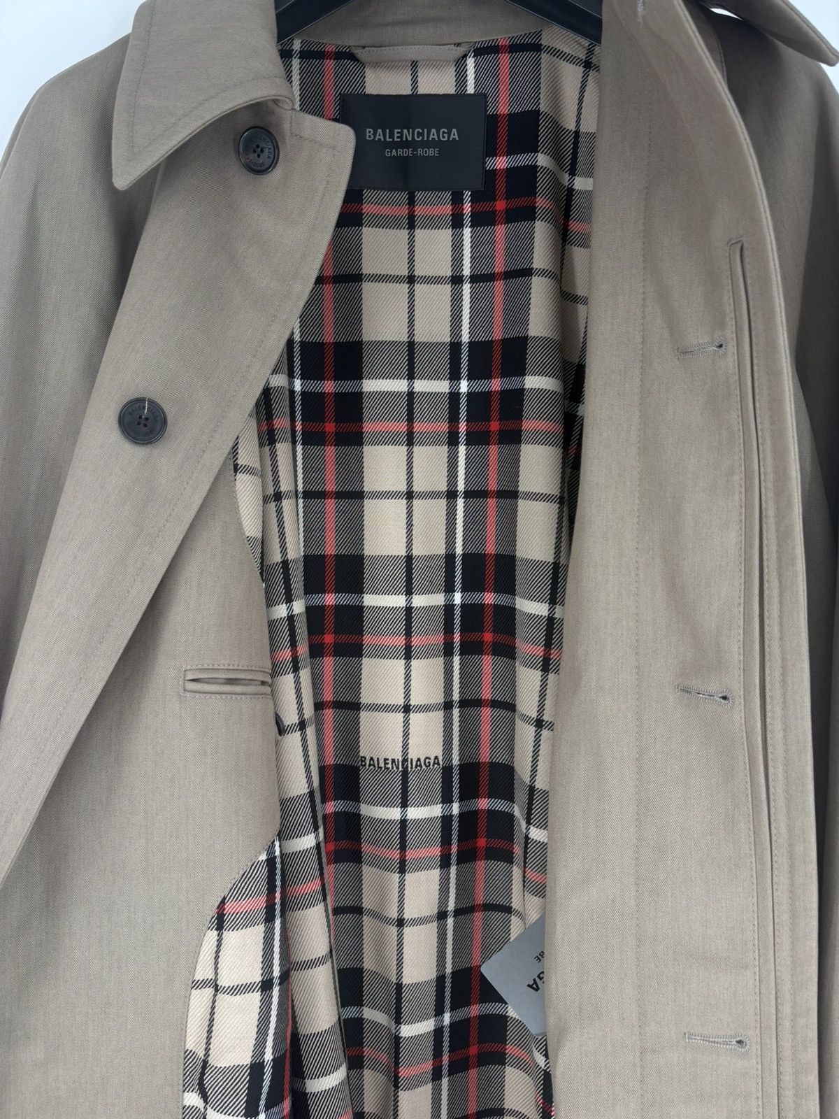 Balenciaga Balenciaga Garde Robe Trench Coat Size US L / EU 52-54 / 3 - 3 Thumbnail
