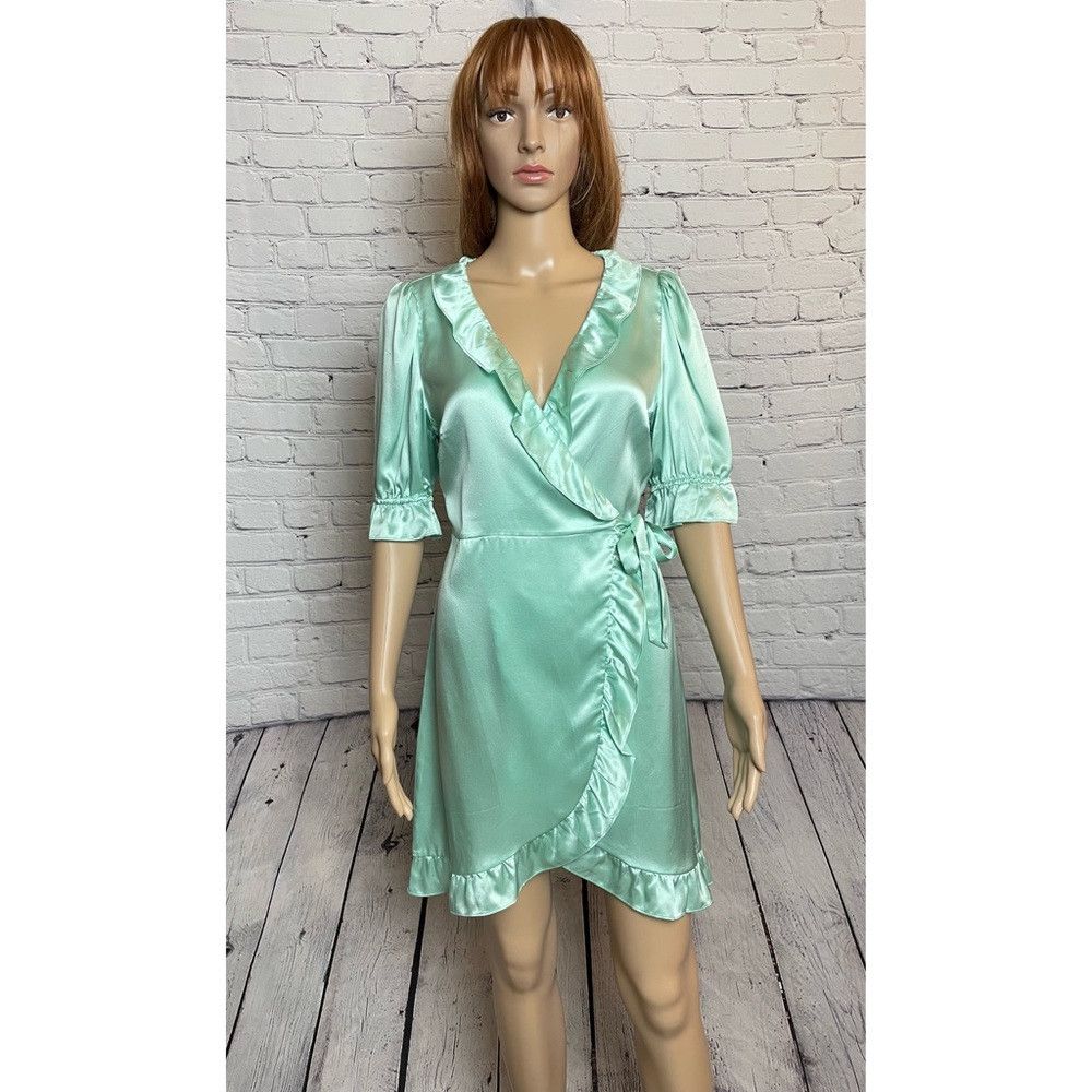 Hill House NWT New $175 Hill House Mint The Nima Robe Wrap Dress Size Size S / US 4 / IT 40 - 2 Thumbnail