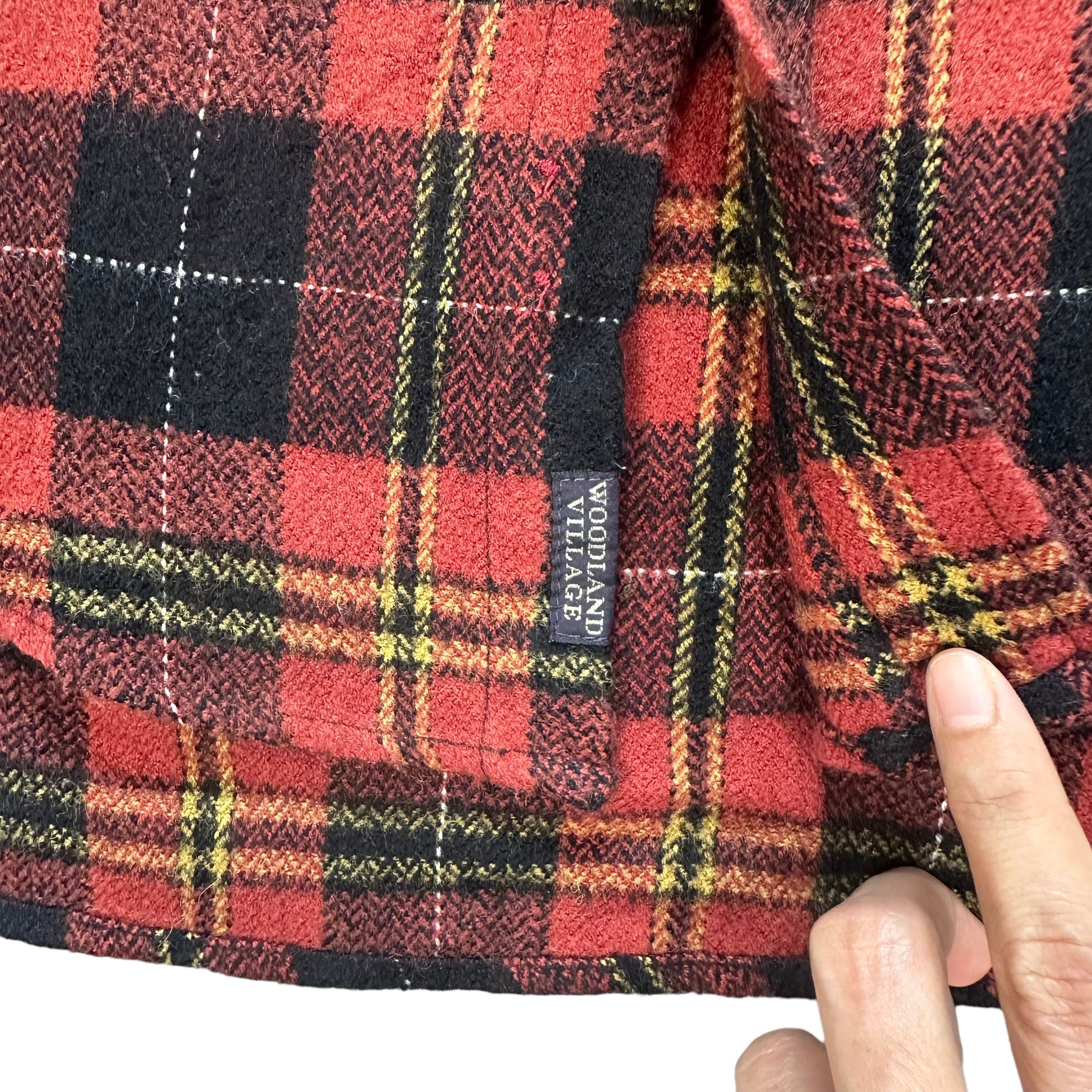 Woodlands WOODLAND VILLAGE CHECKED PLAID TARTAN FLANNEL #8970-43 Size US M / EU 48-50 / 2 - 4 Thumbnail