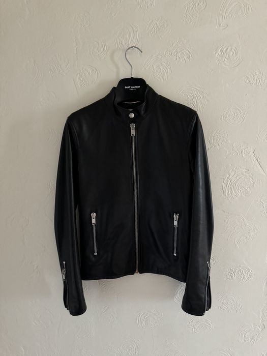 Saint laurent racer outlet jacket