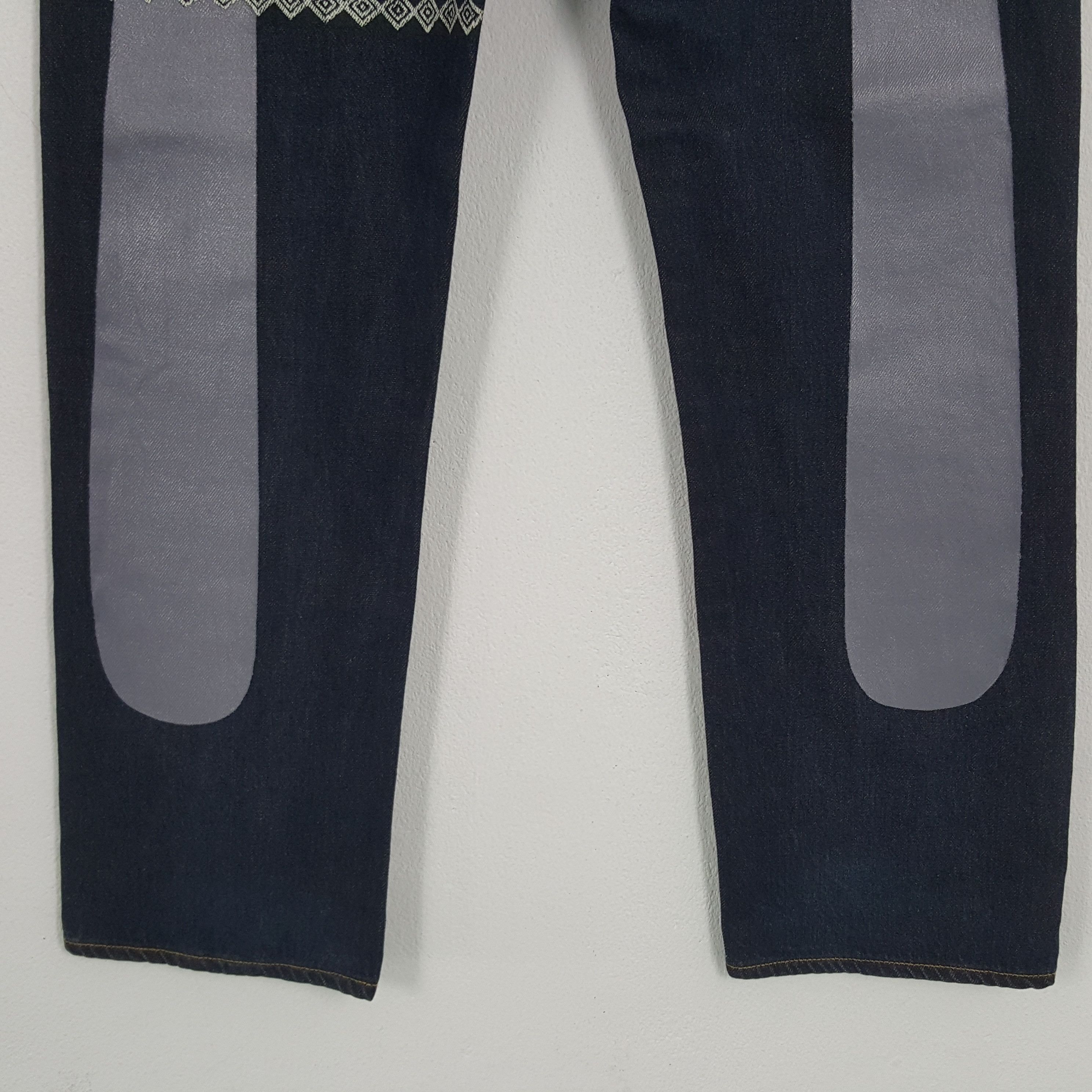 Evisu × Japanese Brand × Vintage Vintage Evisu Japanese Brand Daicock Custom Art Denim Jeans Size US 30 / EU 46 - 3 Thumbnail