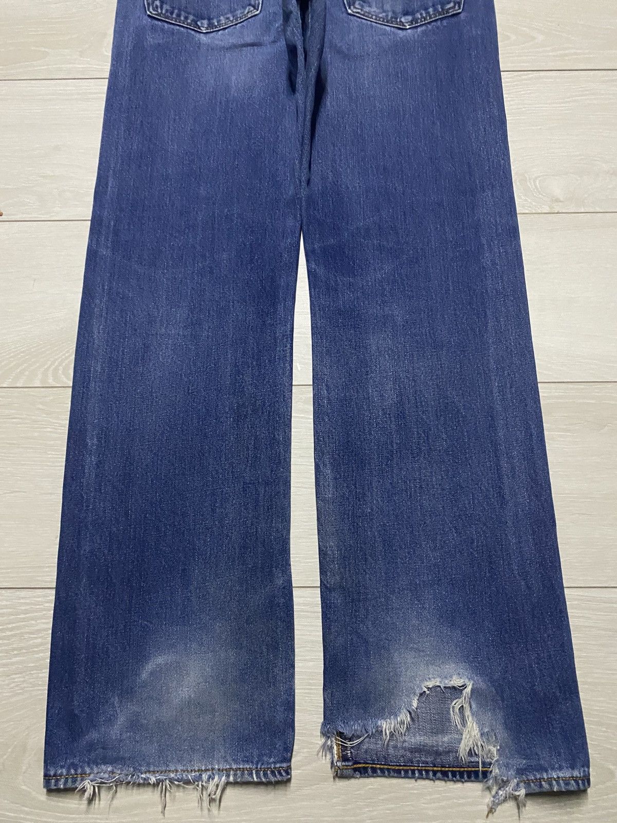 Levi's Vintage Levis 505 Y2K Faded Wash Distressed Loose Jeans Size US 34 / EU 50 - 6 Thumbnail