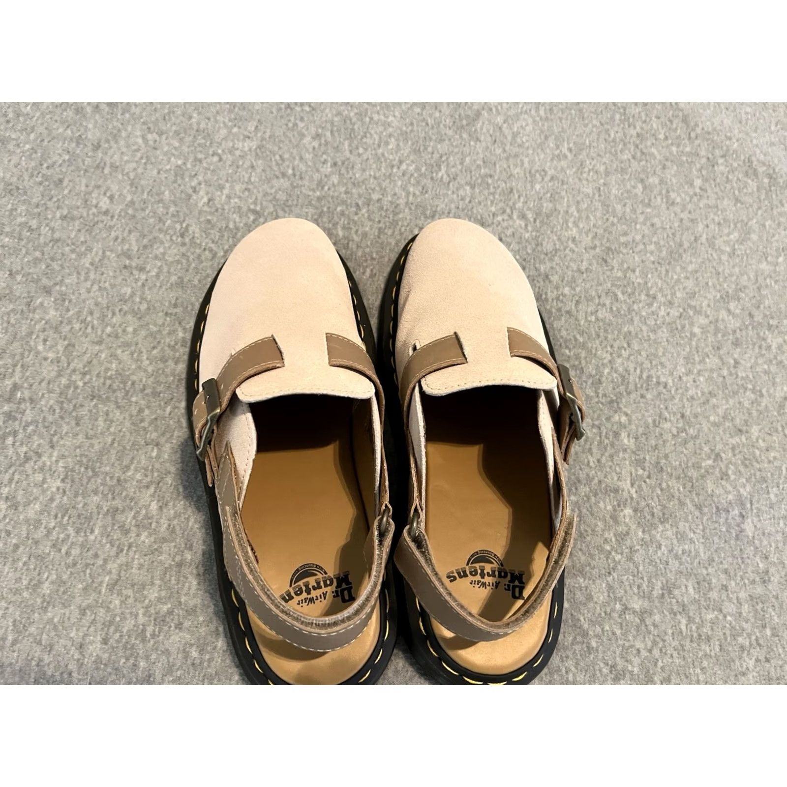 Dr. Martens Dr. Martens Jorge Leather Slingback Mules Olive Mens 11 New Nubuck Tumbled Leather Muted Olive Slingback Mules Jorge II Color: Olive Size 11 Mens Size US 11 / EU 44 - 6 Thumbnail