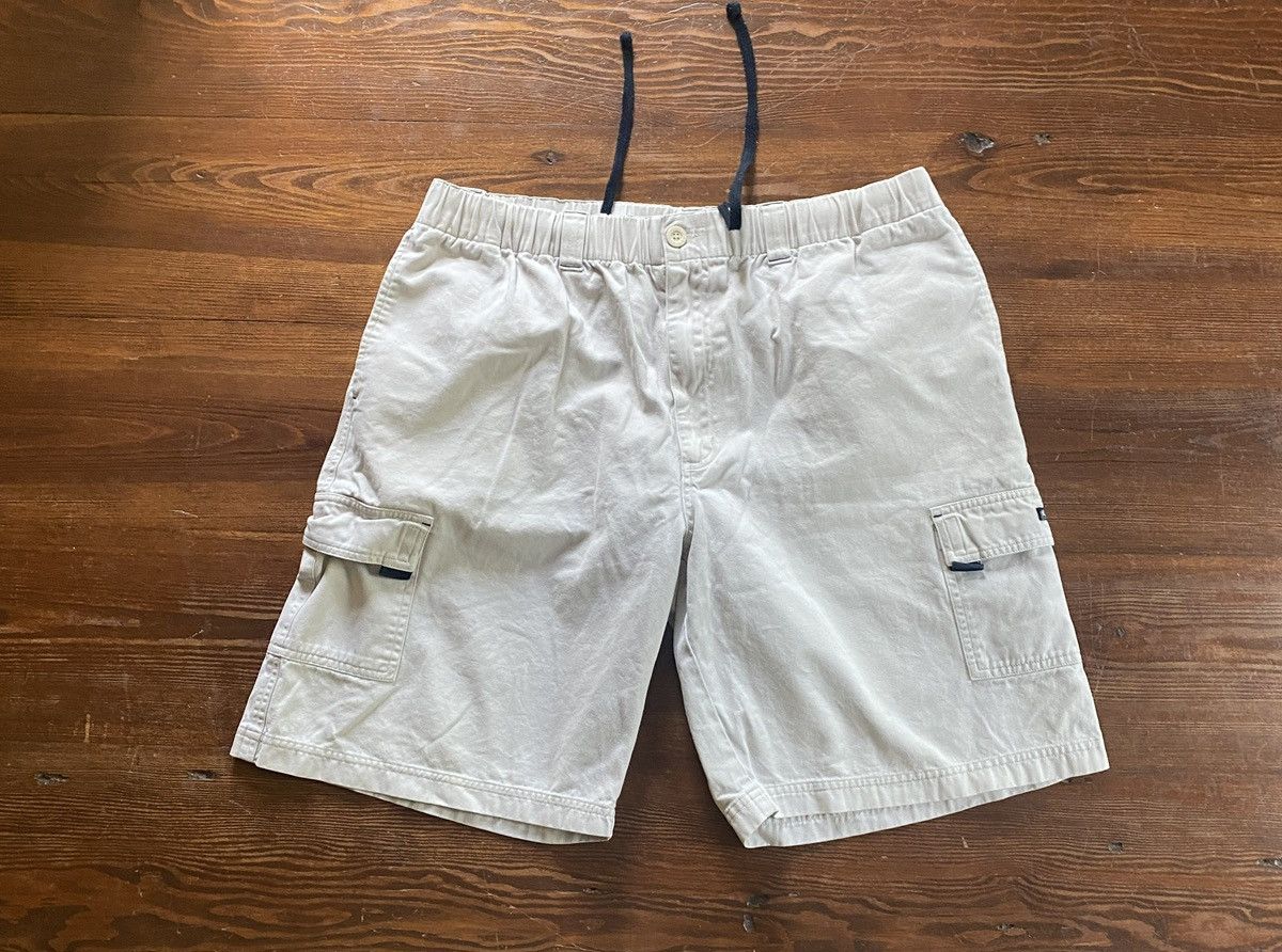 Ocean Pacific × Vintage Vintage 90’s Ocean Pacific Khaki Wide Leg Cargo Shorts Size US 36 / EU 52 - 6 Thumbnail