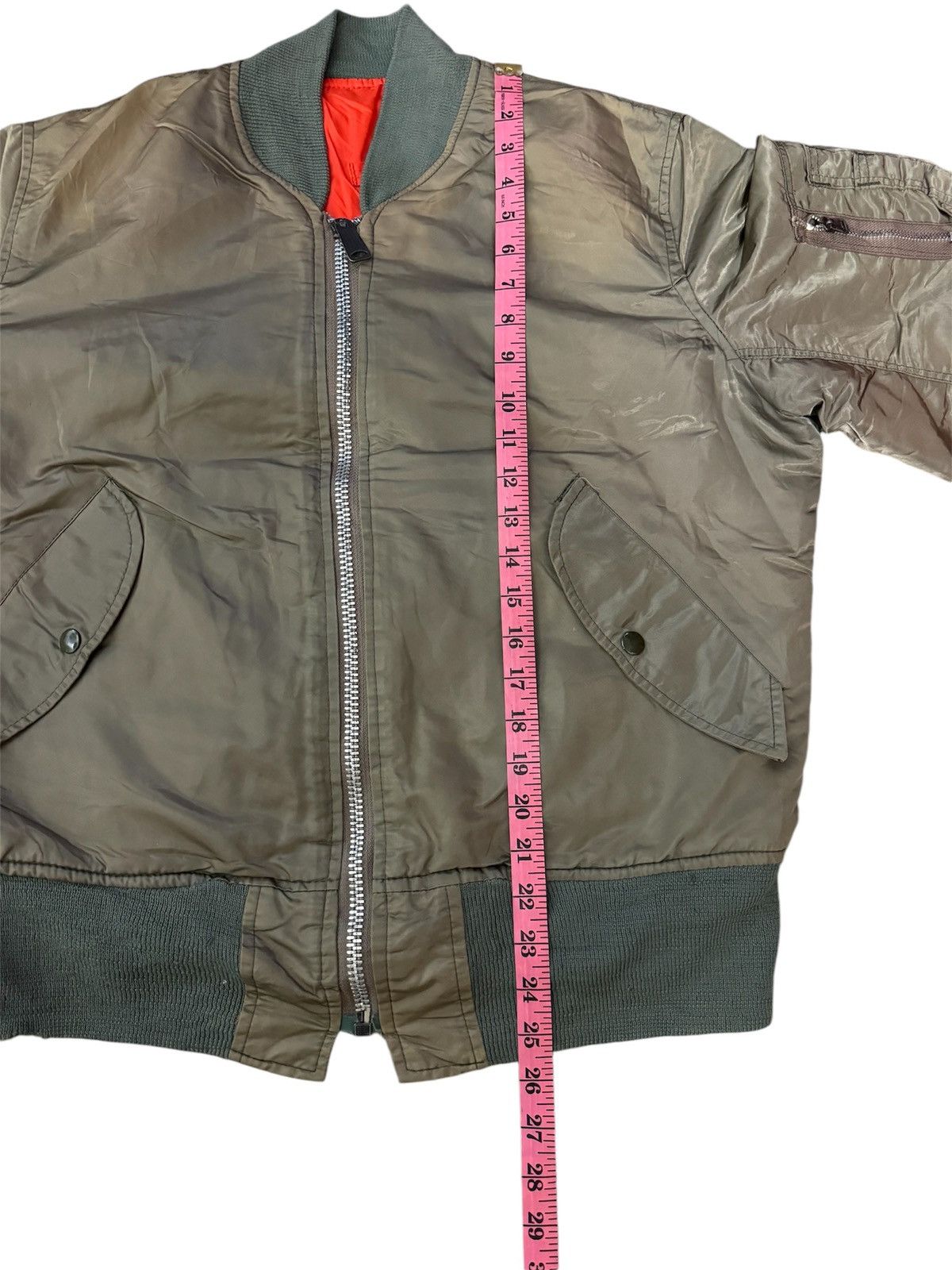 Vintage VINTAGE MA-1 MILITARY STYLE FLIGHT BOMBER JACKET Size US S / EU 44-46 / 1 - 11 Thumbnail