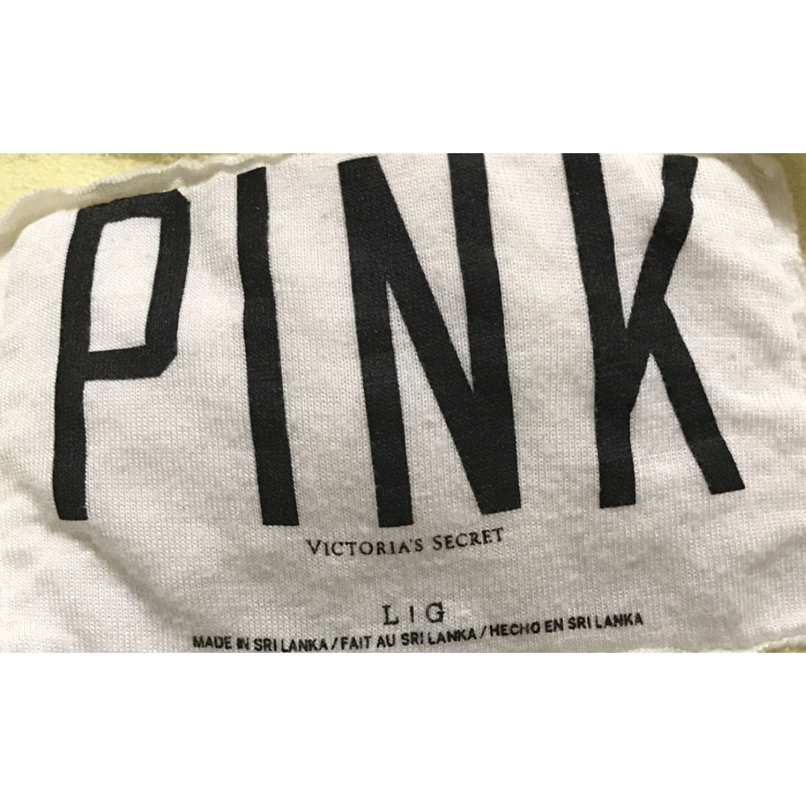 Victoria's Secret VINTAGE? PINK Victoria's Secret Zip Up Pullover Sweatshirt 1/4 Zip Yellow Large Women Sports Activewear B322 Size L / US 10 / IT 46 - 3 Thumbnail