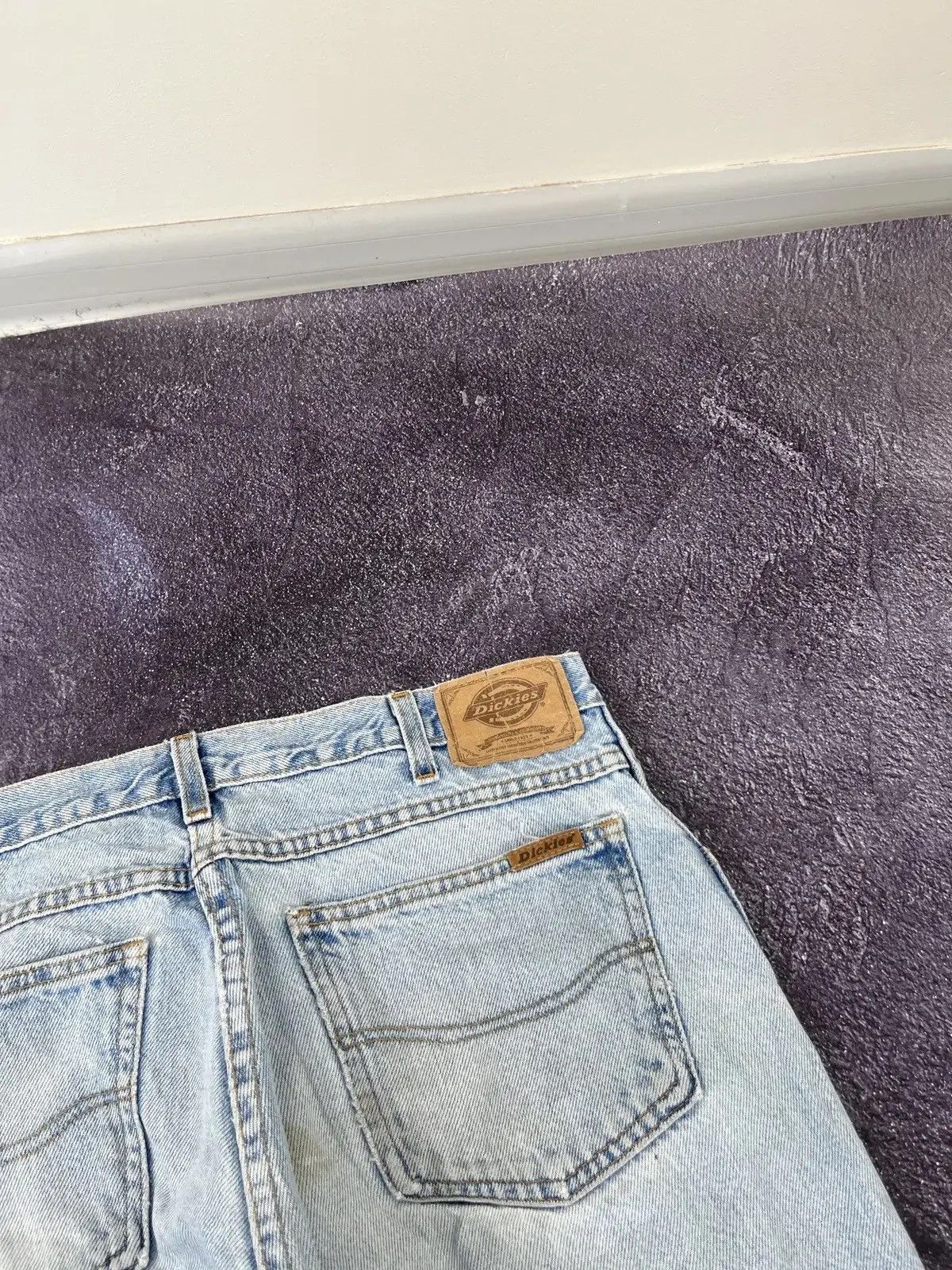 Dickies × Vintage Vintage Dickies Faded Light Blue Hype USA Denim Jeans Size US 34 / EU 50 - 5 Thumbnail
