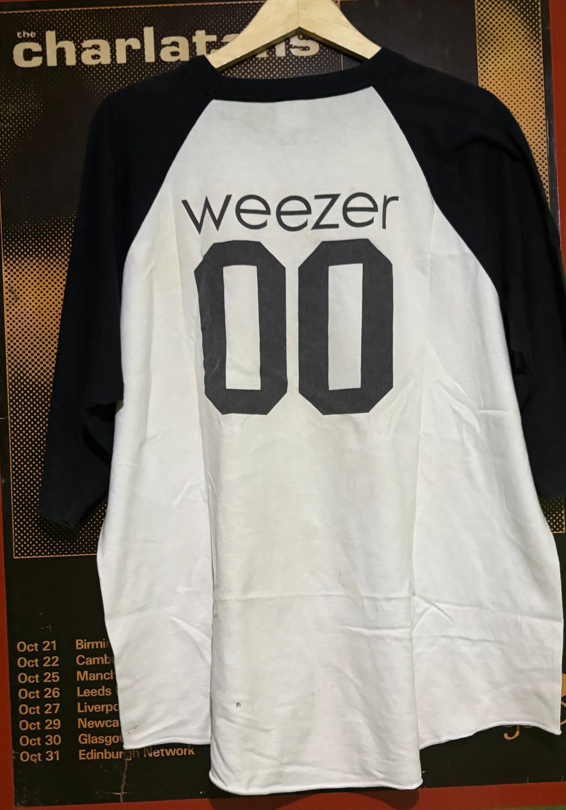 Band Tees Vintage Y2K Weezer Raglan Shirt, Nirvana, The Pixies Size US XL / EU 56 / 4 - 2 Thumbnail