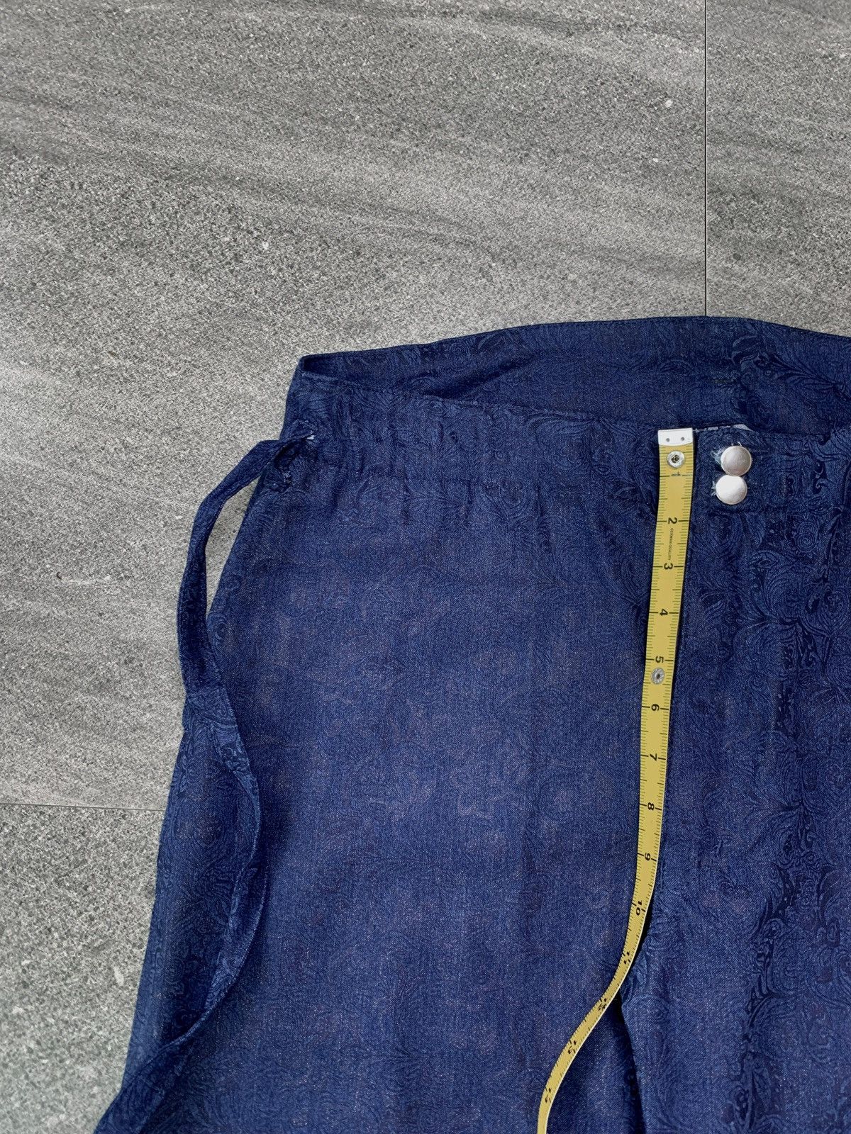 Handmade “FREE IMPORT TAX” Floral Patterned Hakama Wideleg Pants Size US 34 / EU 50 - 12 Thumbnail