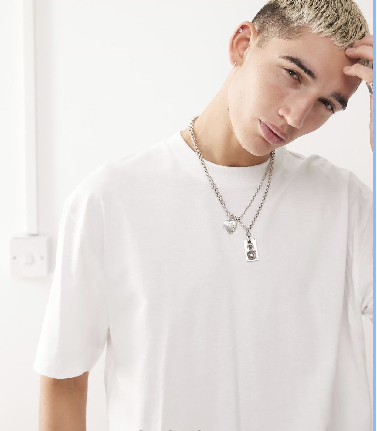 Asos Casual White T-Shirt Size US M / EU 48-50 / 2 - 5 Thumbnail