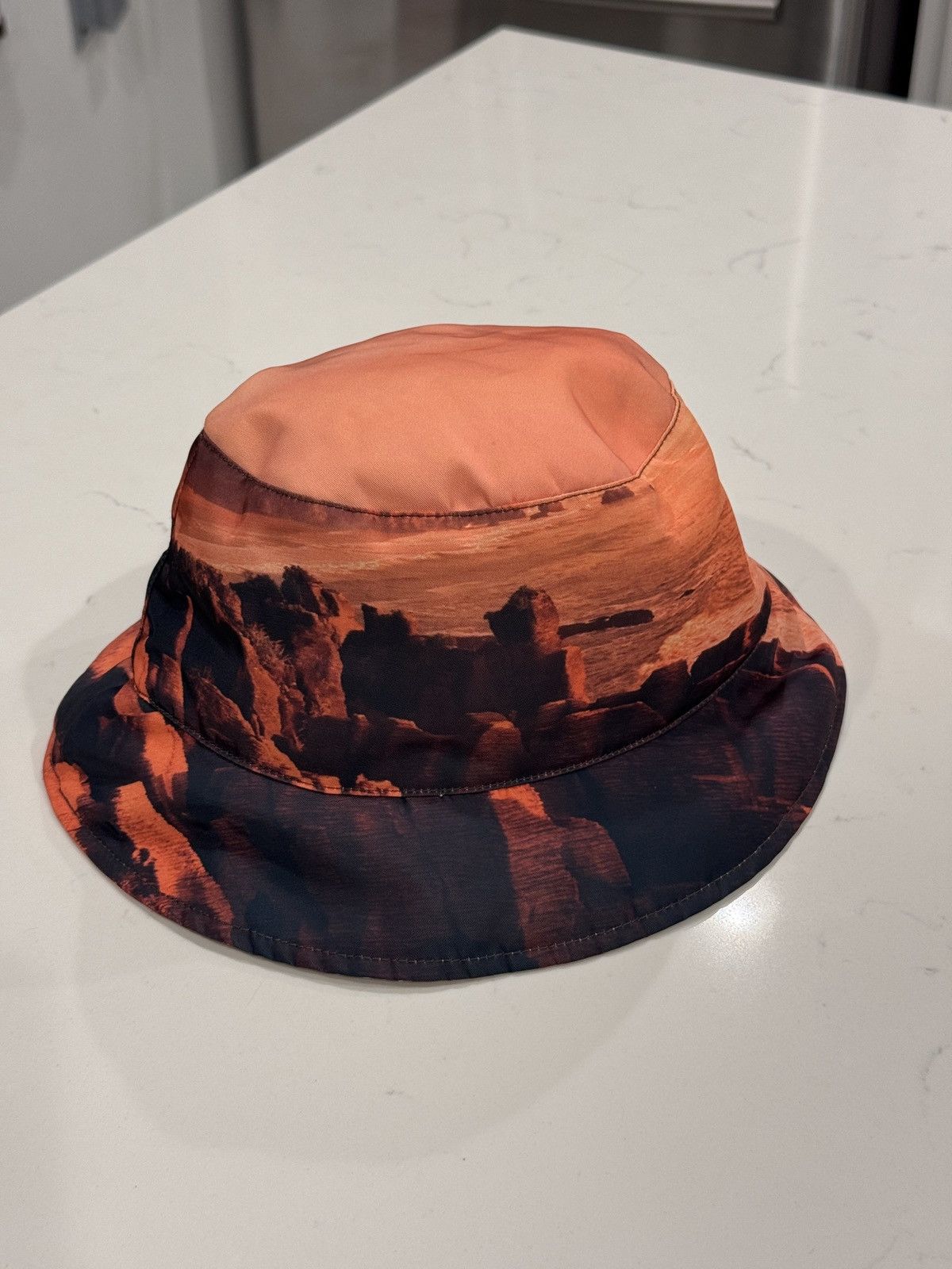 Kith Kith Scenic Terry Reversible Bucket Hat Wildfire BRAND NEW Size ONE SIZE - 2 Thumbnail