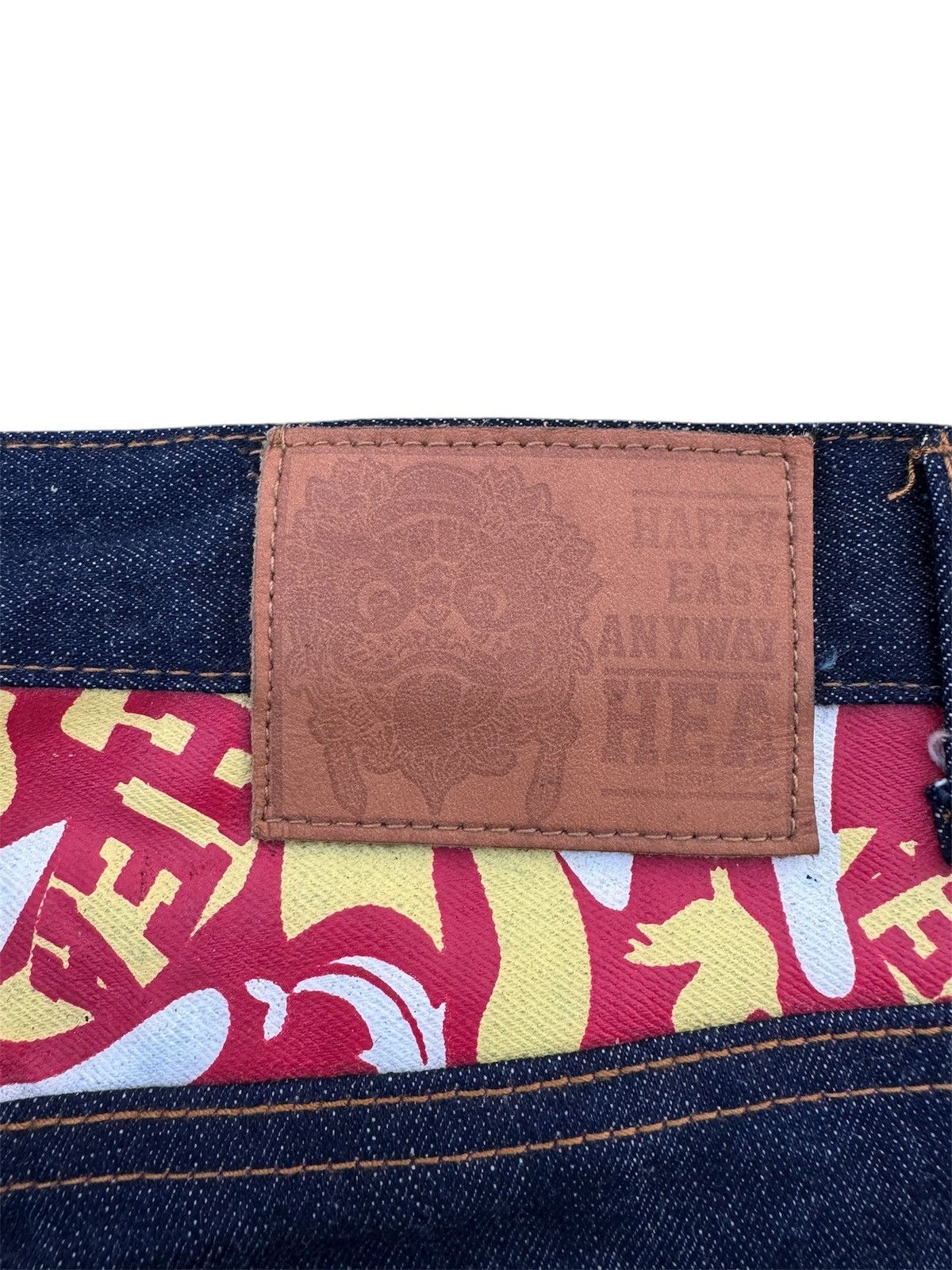Japanese Brand HAPPY EASY ANYWAY SELVEDGE JEANS LIKE LGB STYLE Size US 44 / EU 60 - 4 Thumbnail